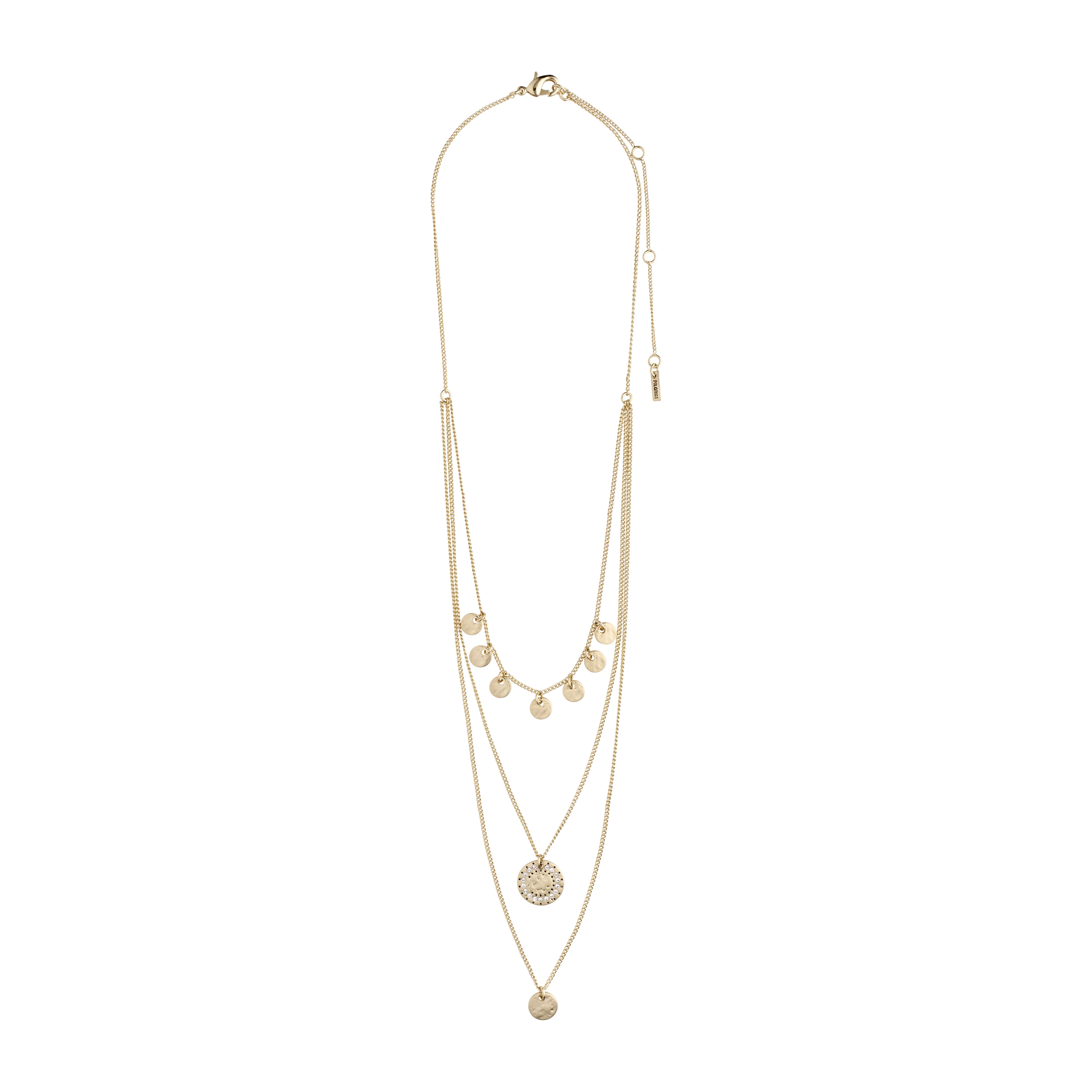 ARDEN 3-in-1 crystal necklace gold-plated - Image 6