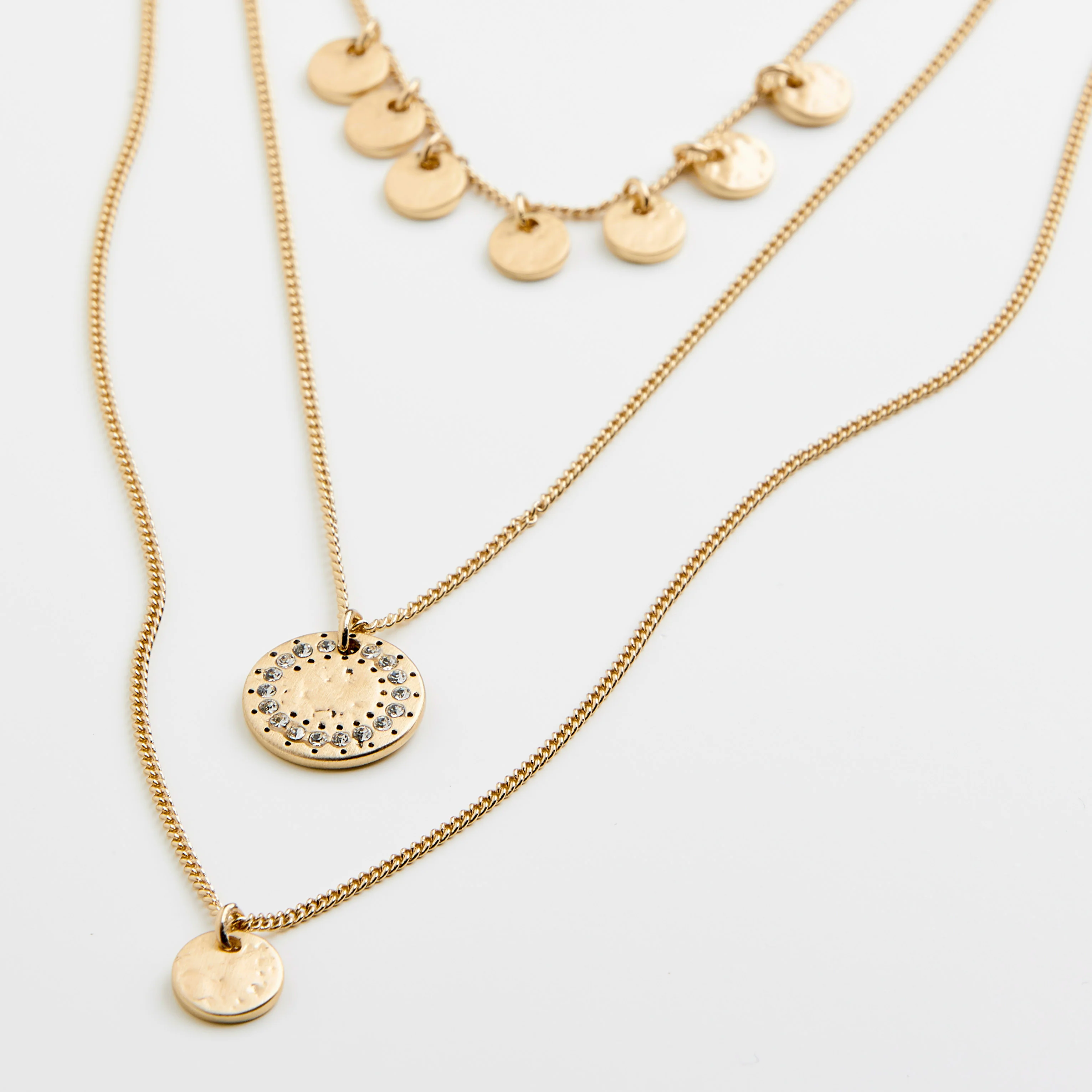 ARDEN 3-in-1 crystal necklace gold-plated - Image 7