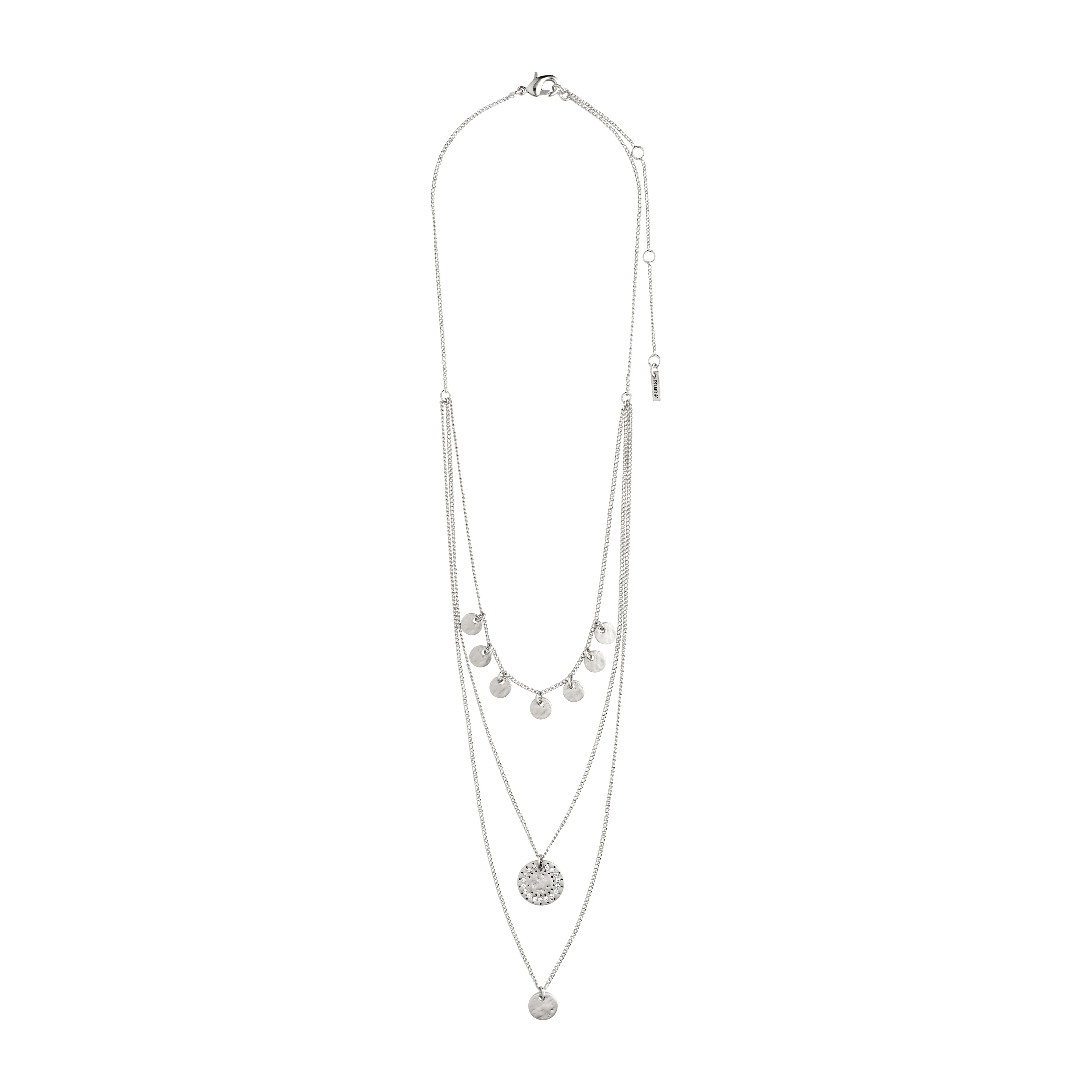 ARDEN 3-in-1  crystal necklace silver-plated - Image 5