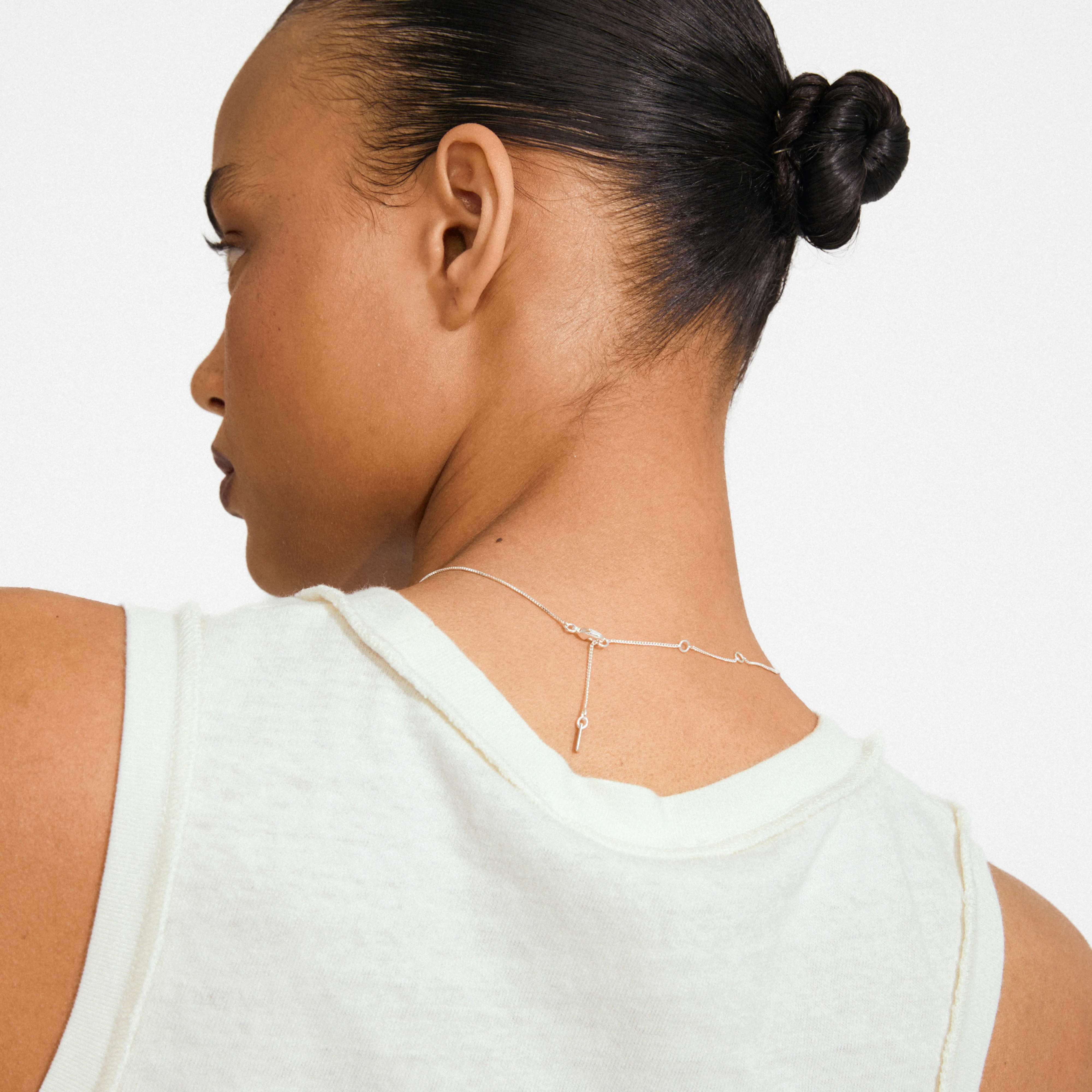 DAGMAR mini pendant necklace silver-plated - Image 4