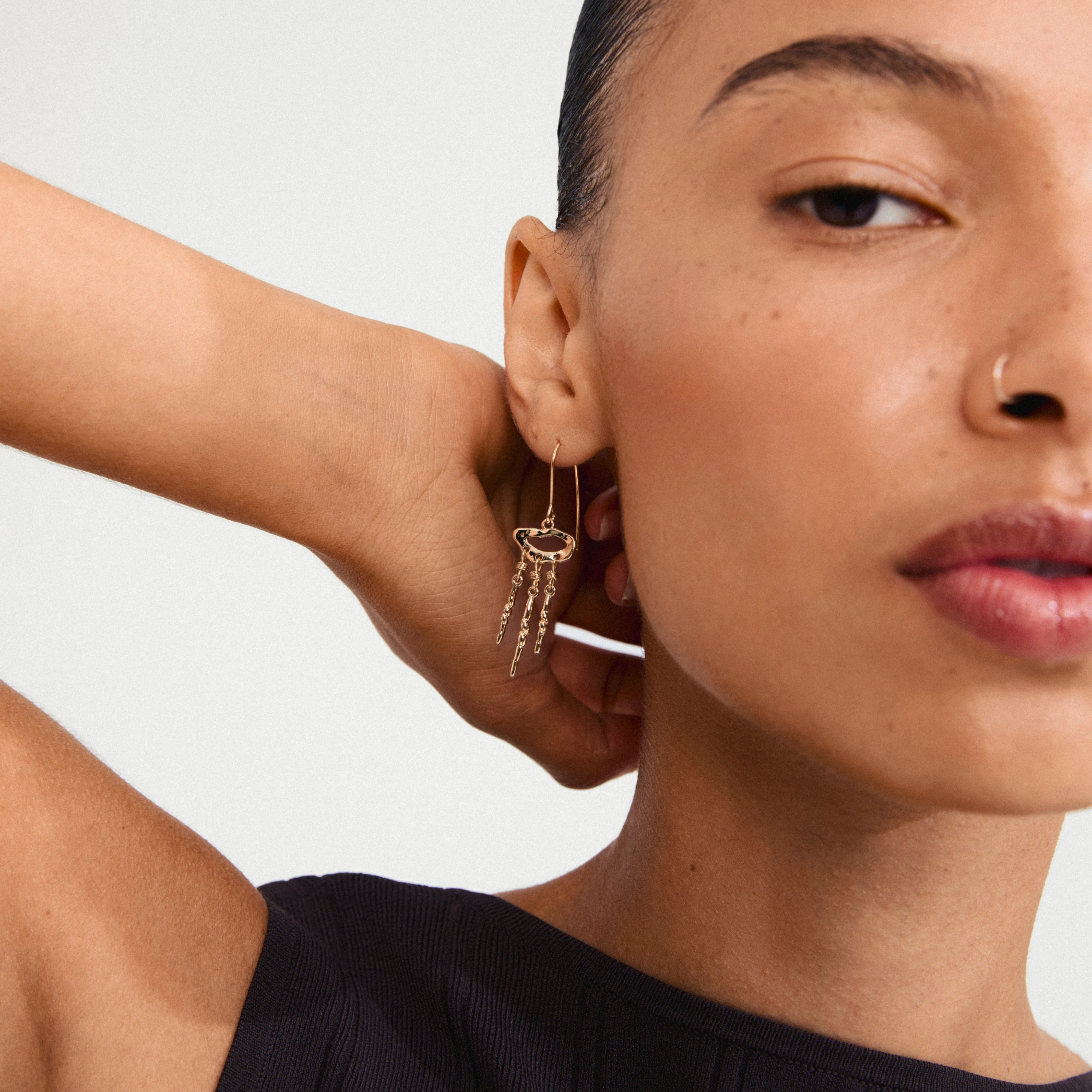 BREEZE earrings gold-plated - Image 2