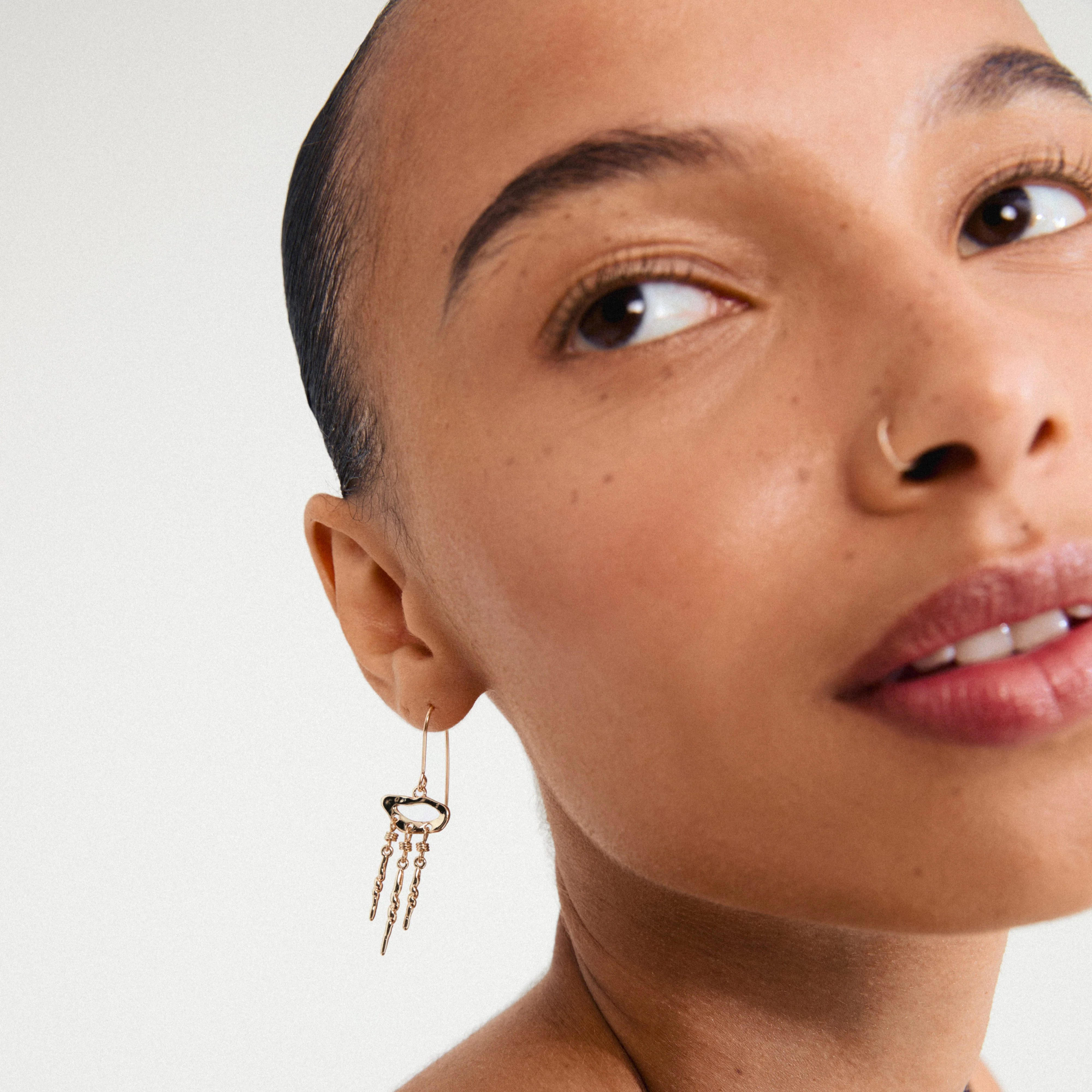 BREEZE earrings gold-plated - Image 3
