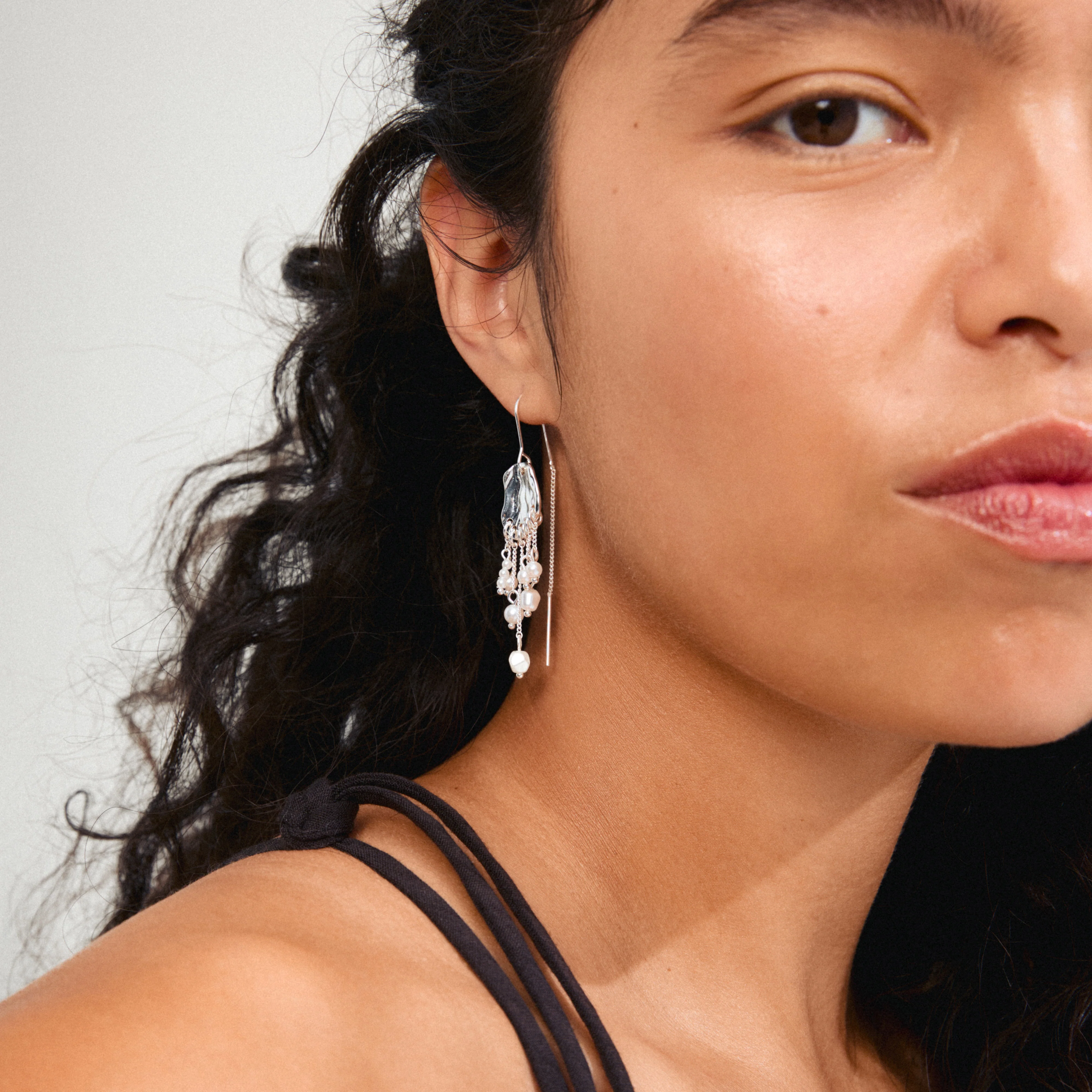 BREEZE chain earrings silver-plated - Image 2
