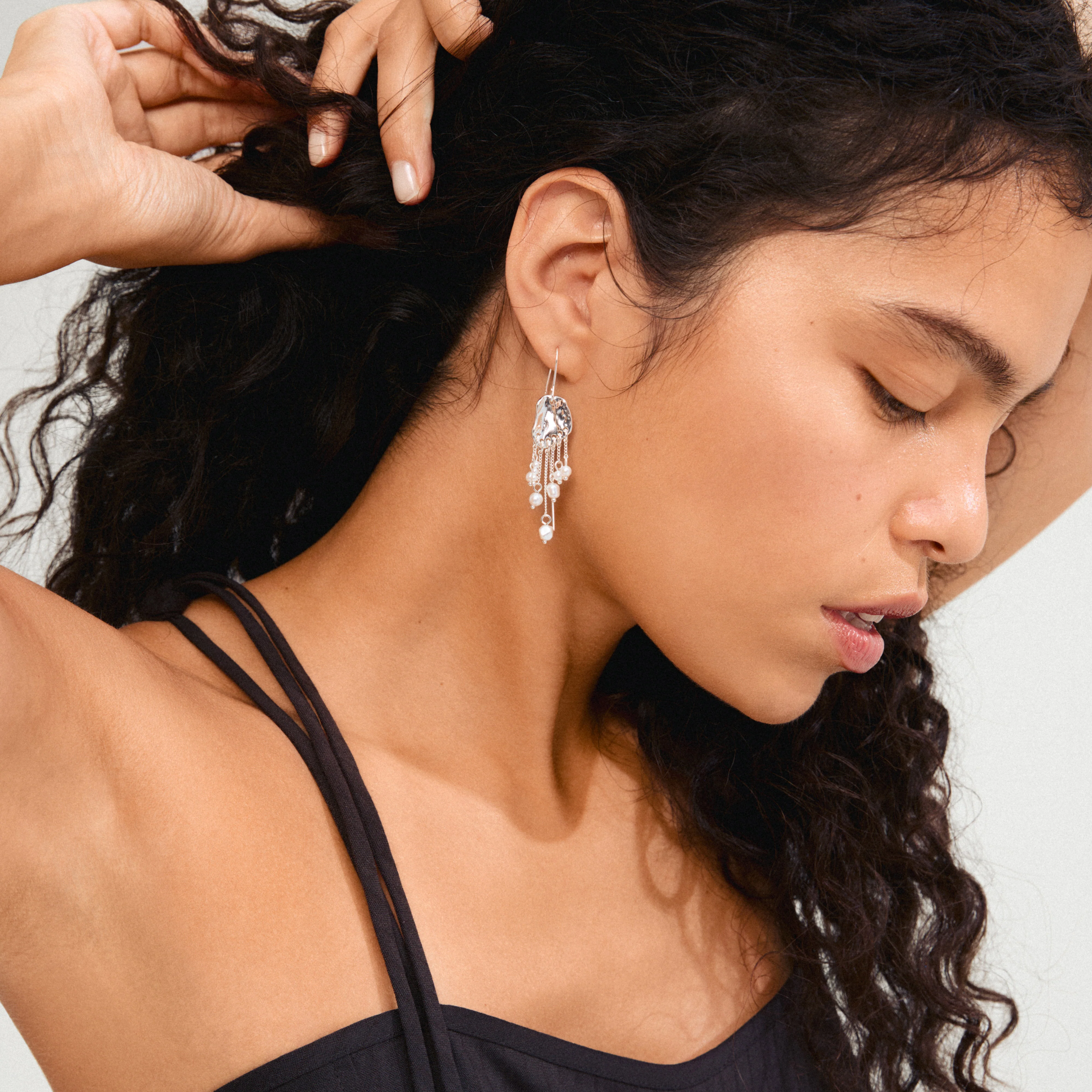 BREEZE chain earrings silver-plated - Image 4