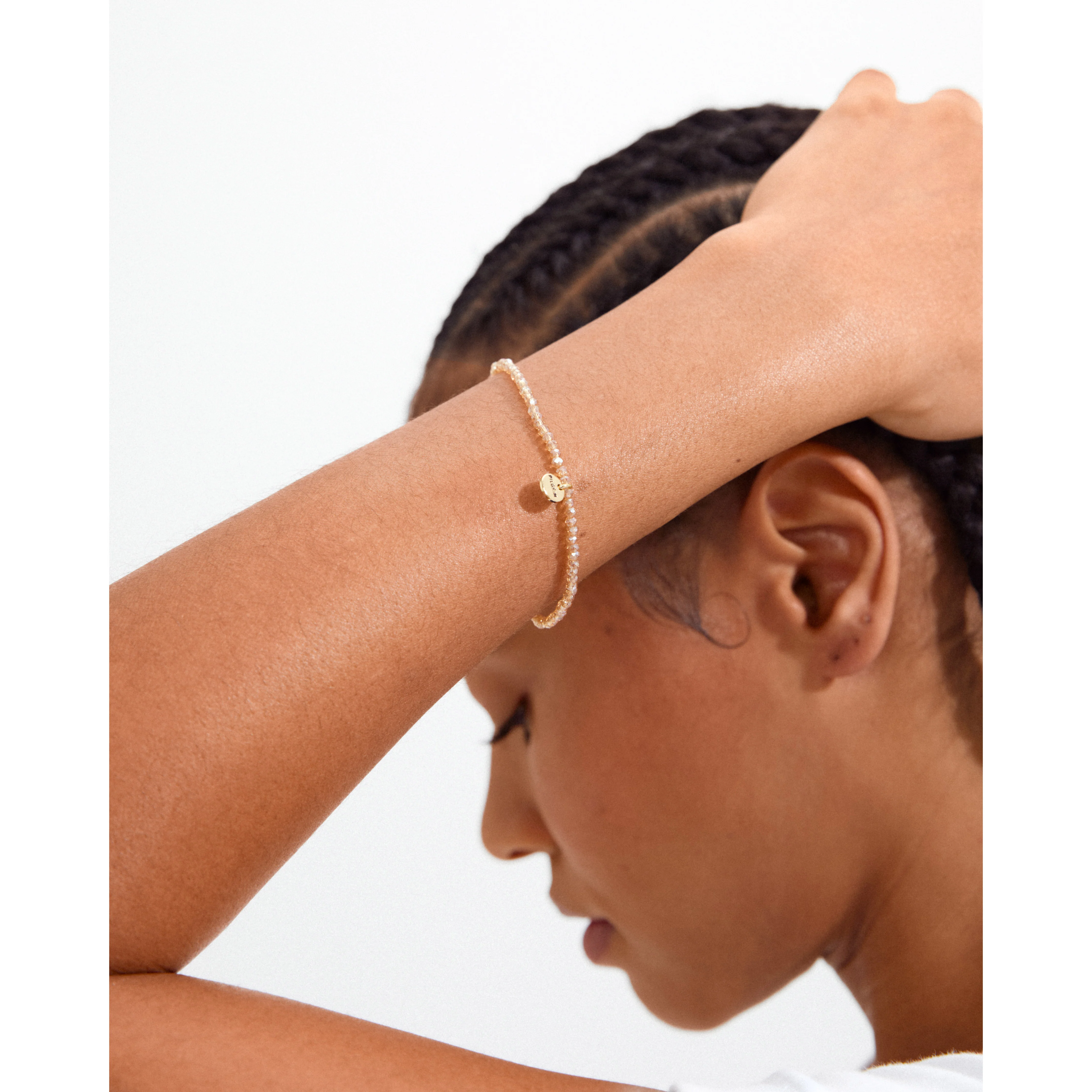 INDIE bracelet peach, gold-plated - Image 3