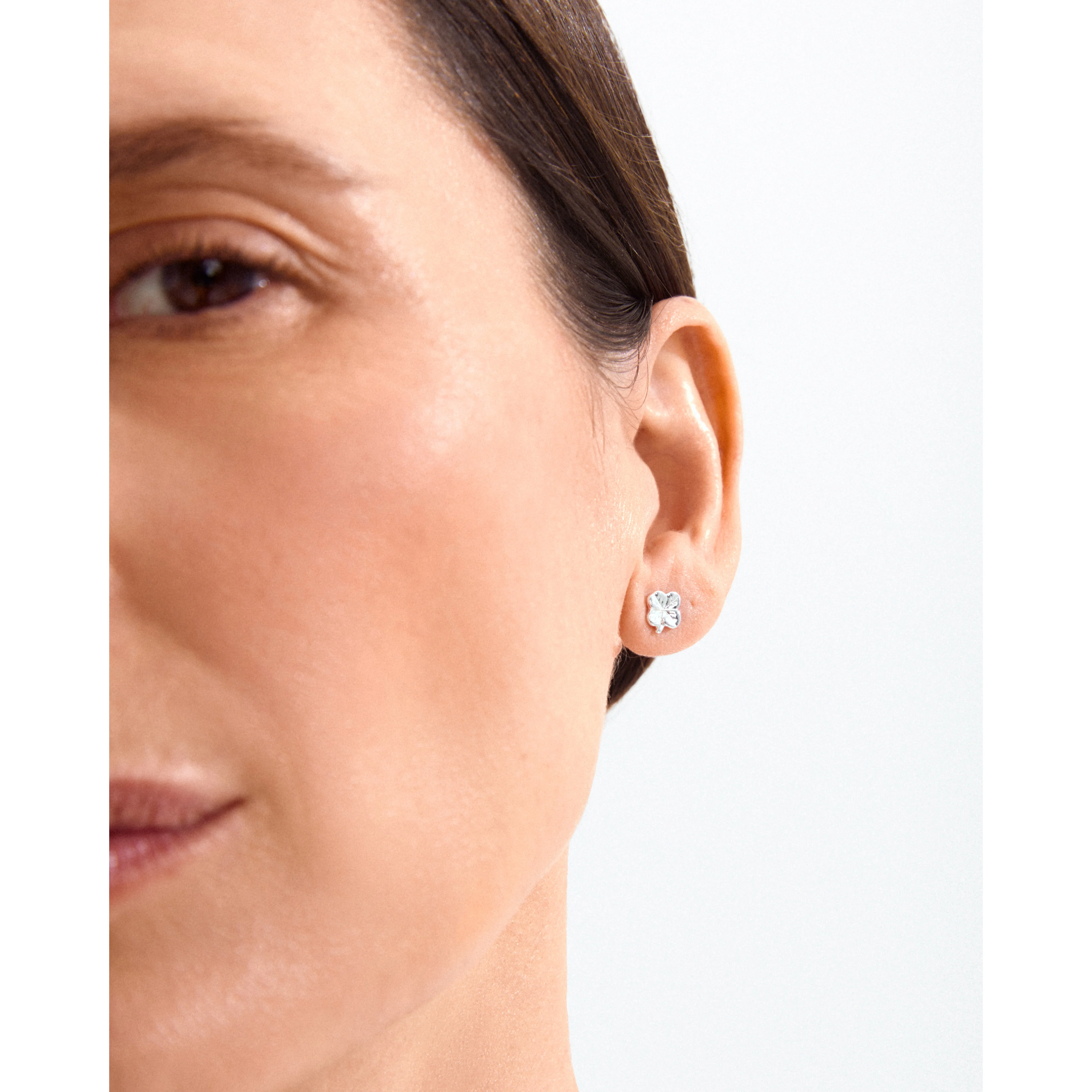 OCTAVIA clover earrings silver-plated - Image 4