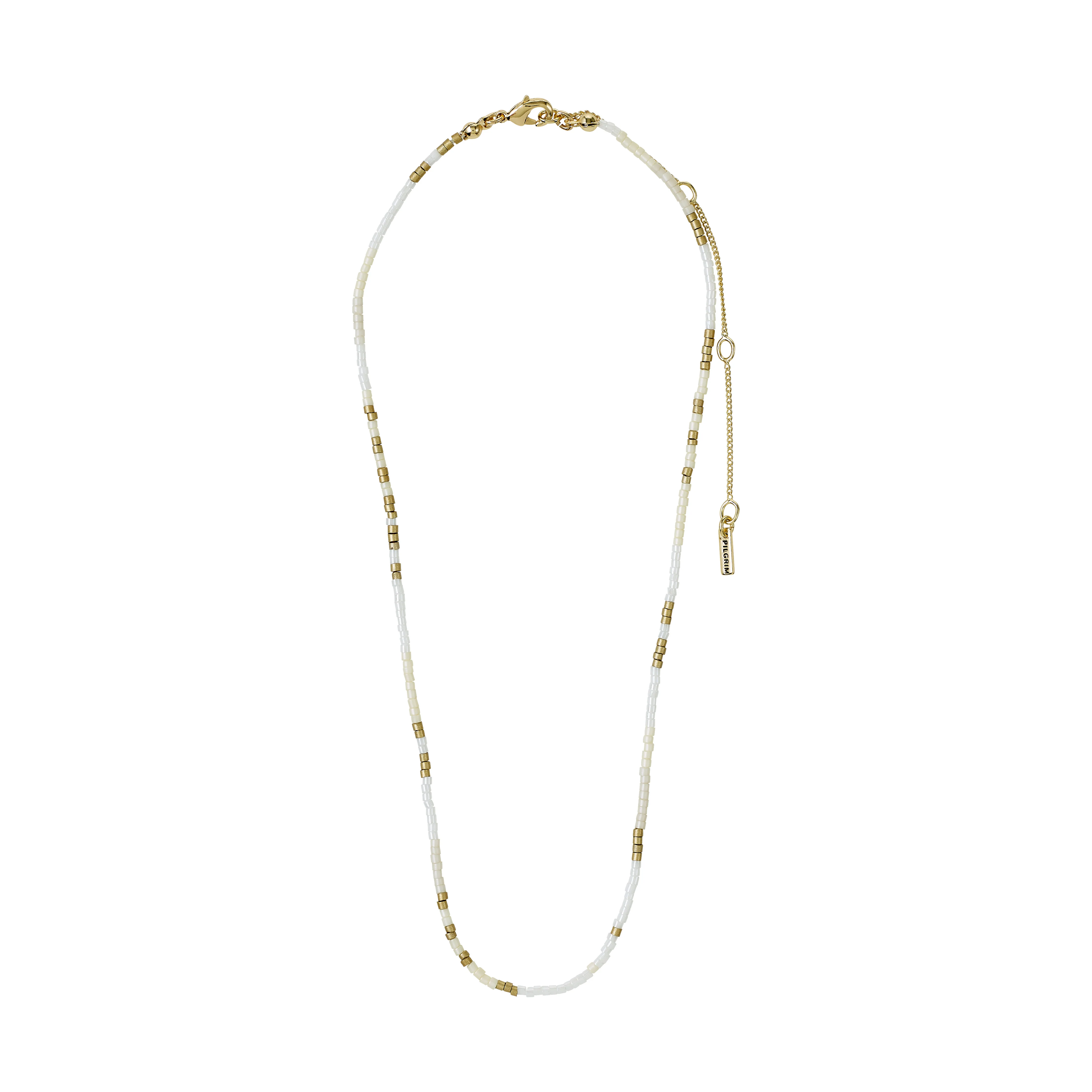 ALISON necklace white, gold-plated - Image 4