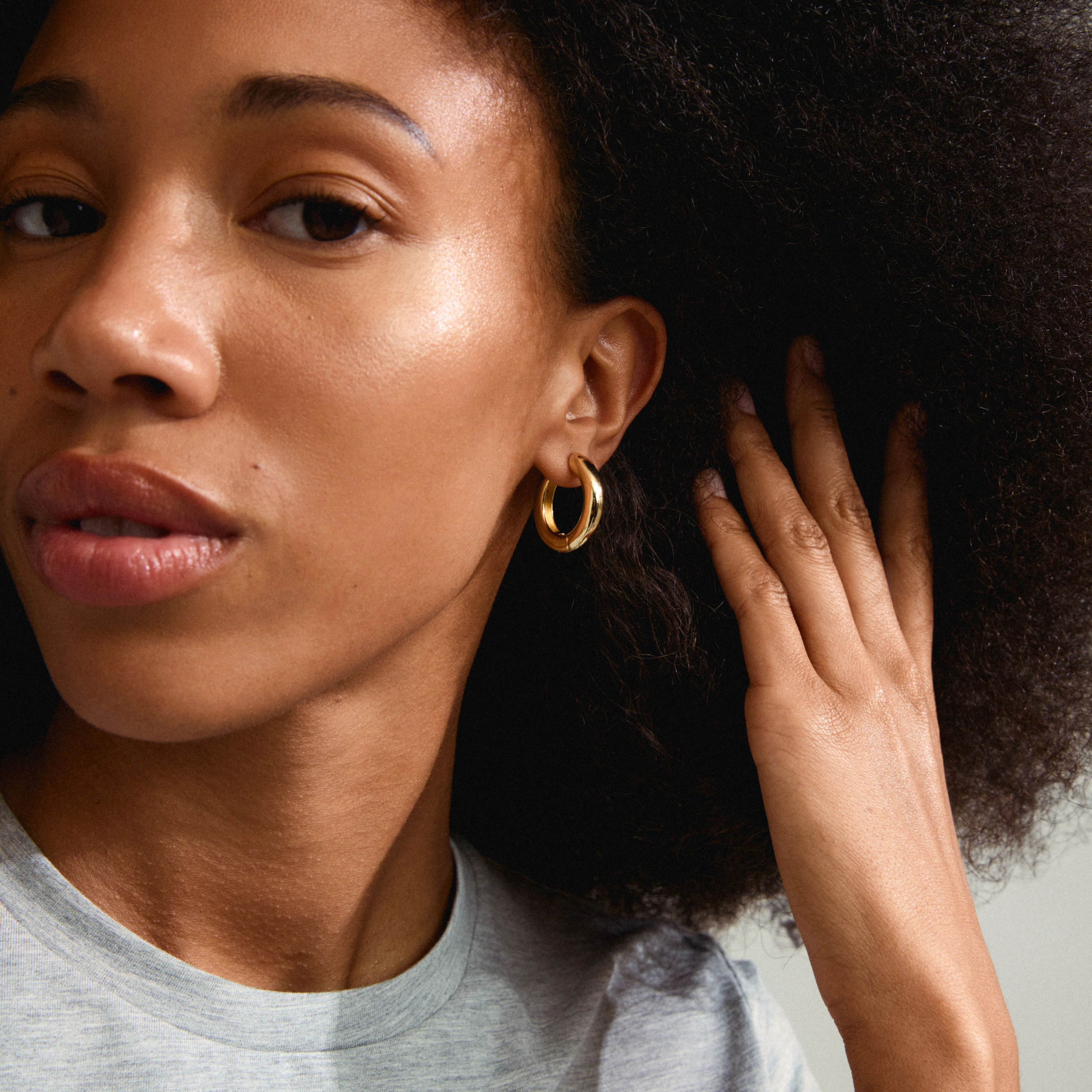 MARLO earrings gold-plated - Image 3