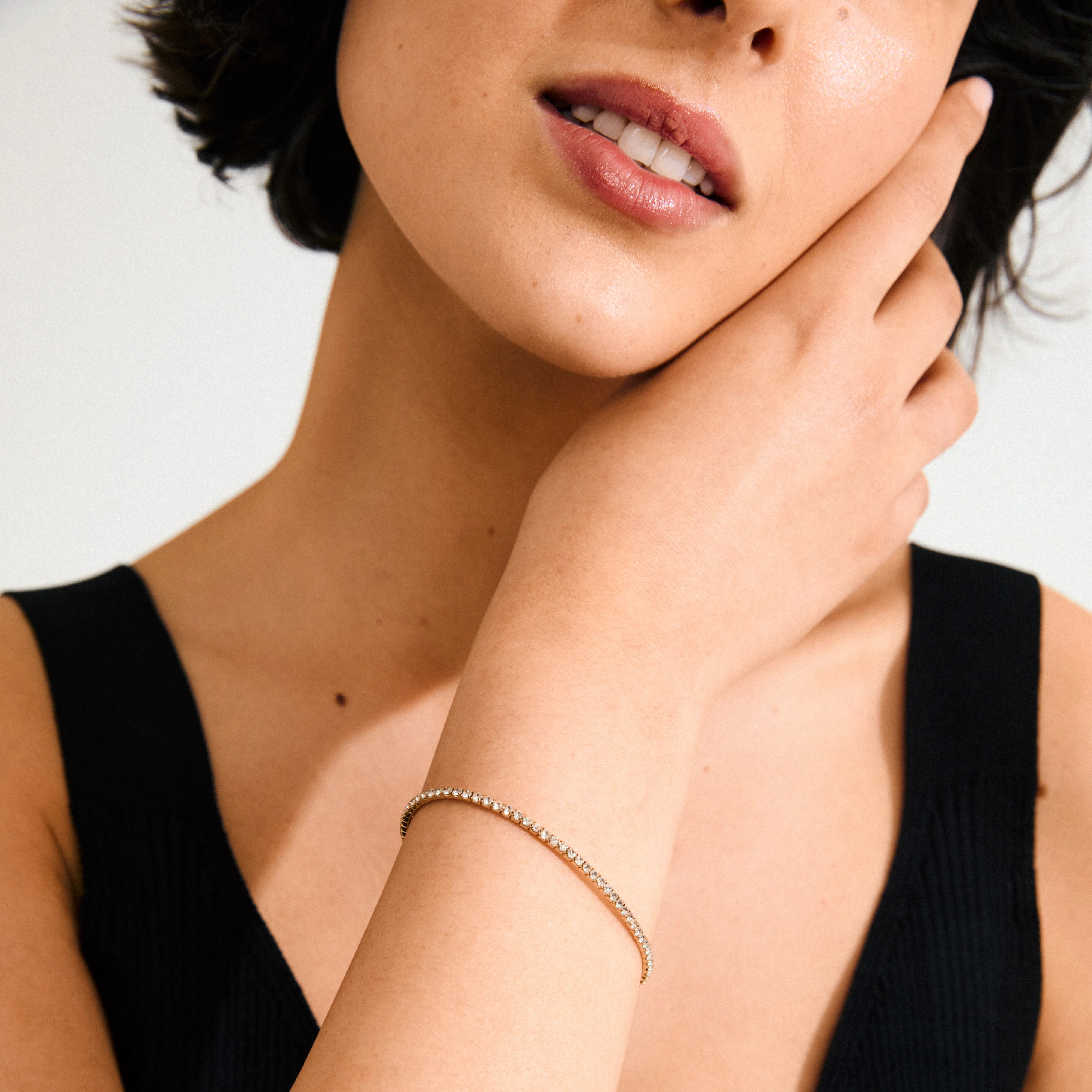 ARASH crystal bracelet gold-plated - Image 3