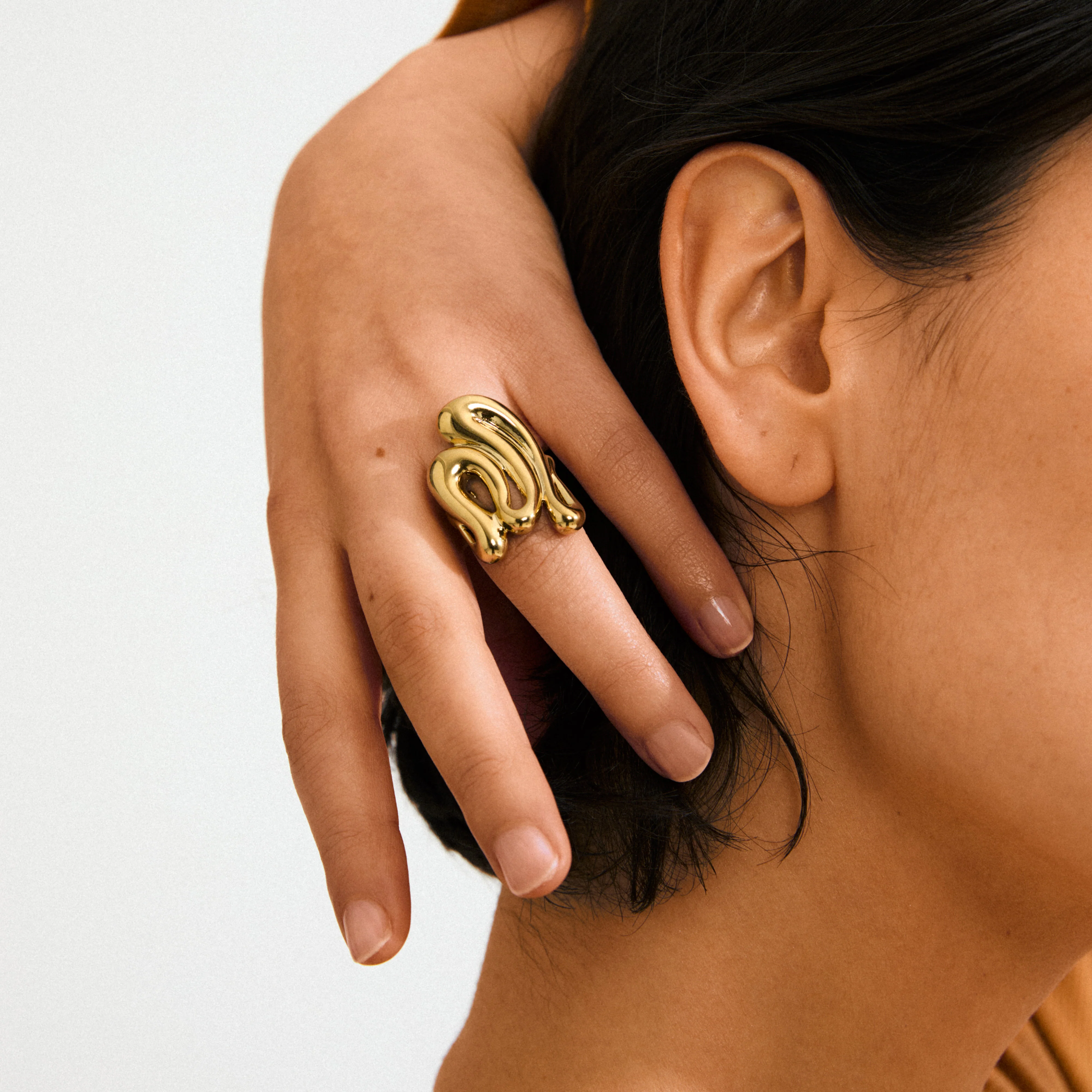 ADRIEL ring gold-plated - Image 3
