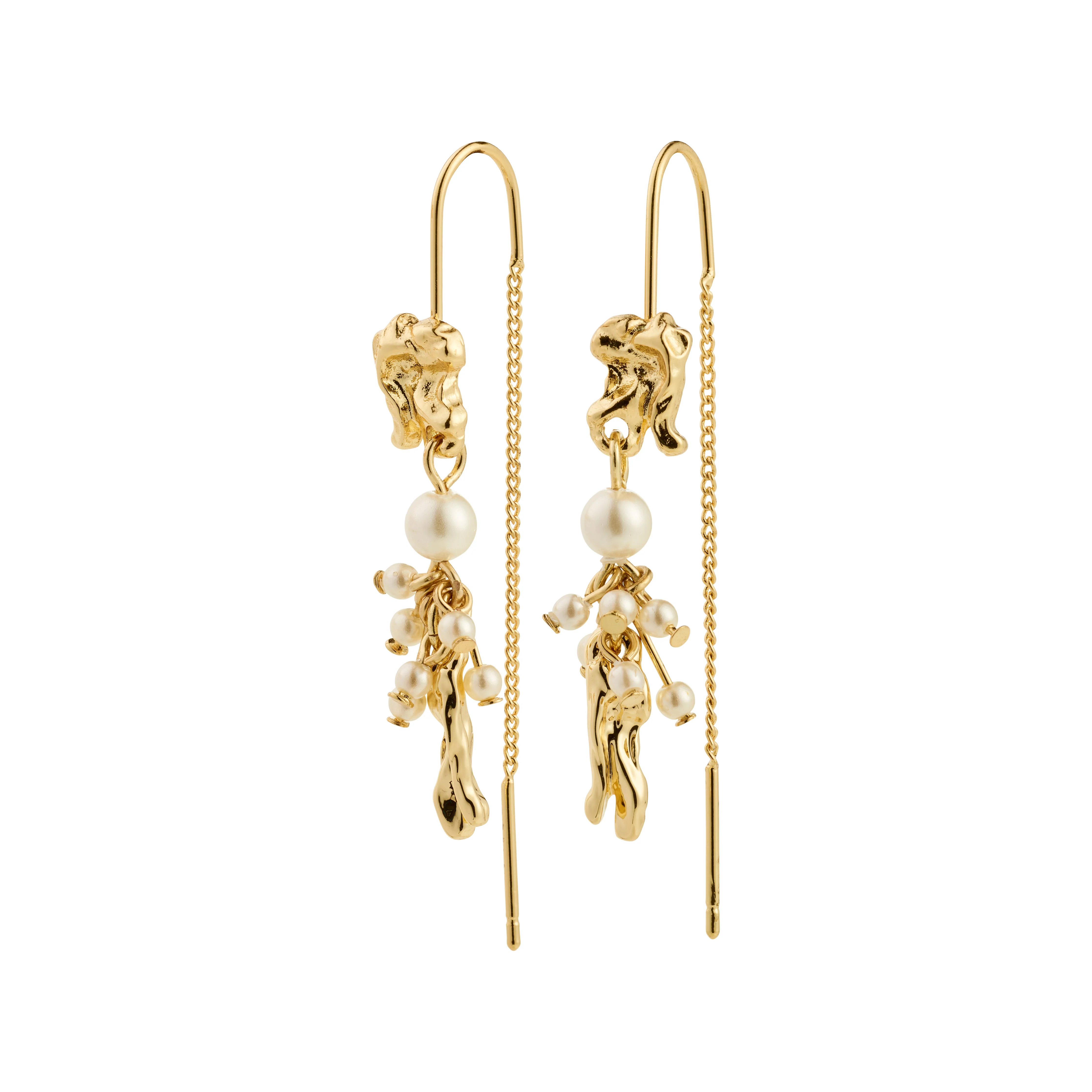 MILO chain earrings gold-plated