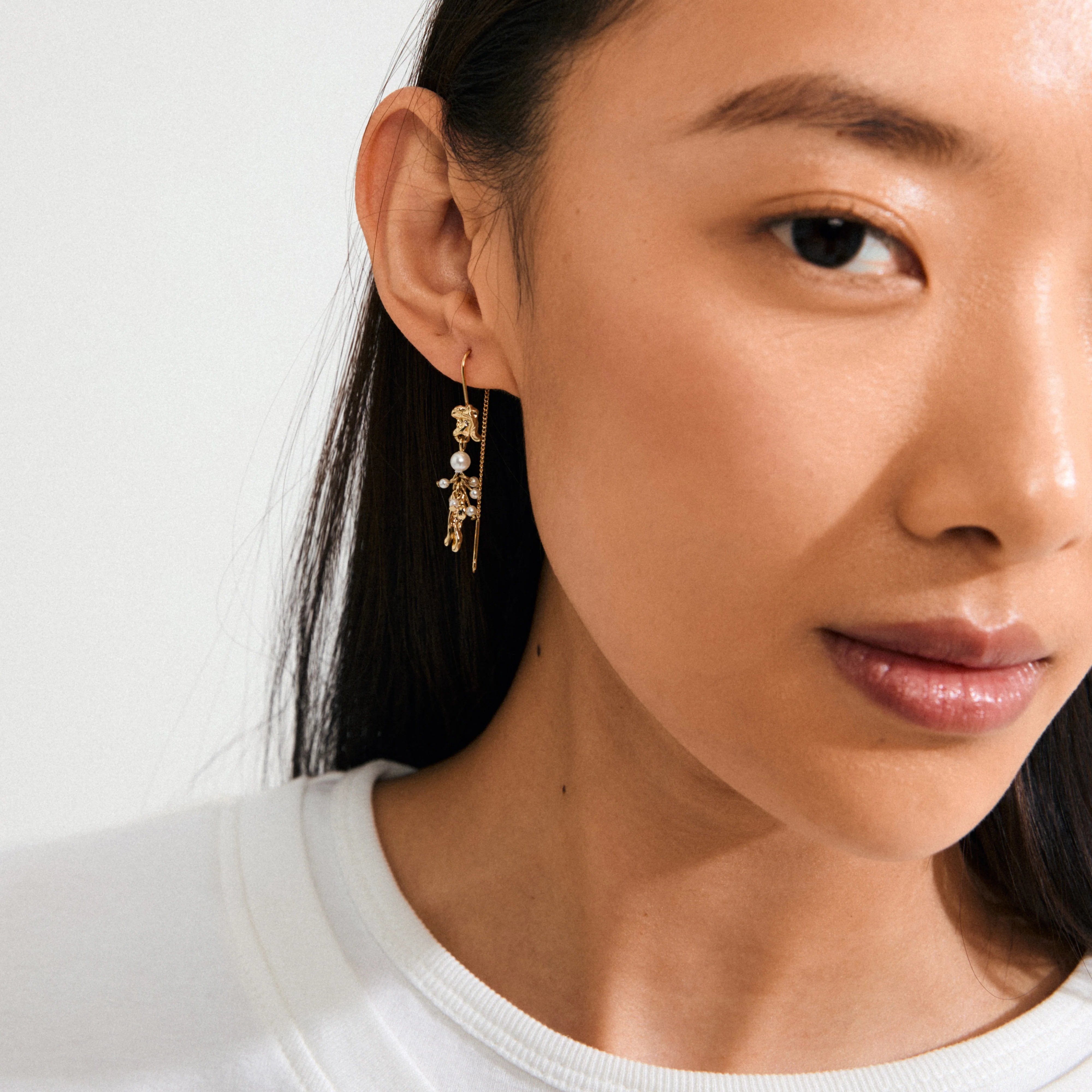 MILO chain earrings gold-plated - Image 2