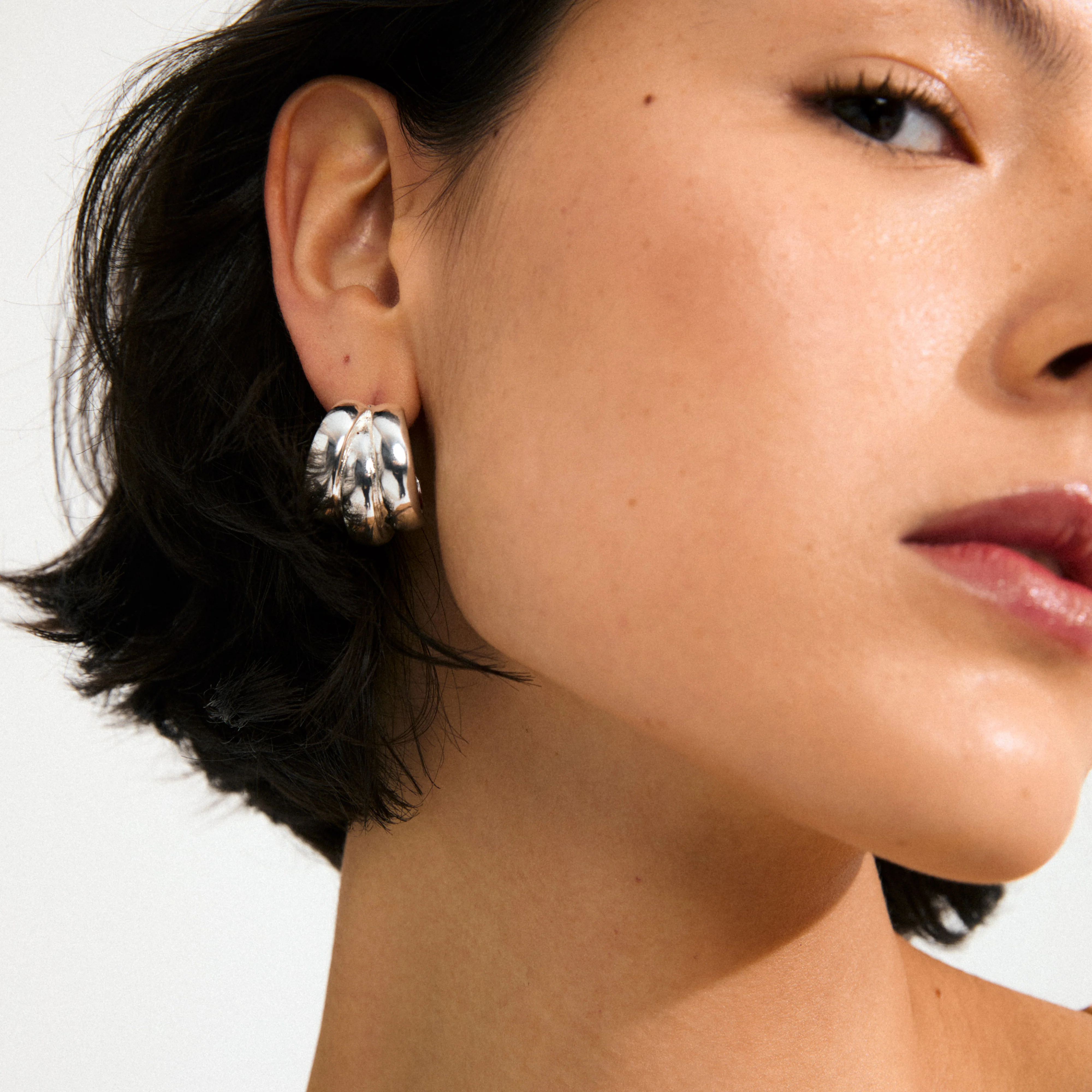DAMIA earrings silver-plated - Image 3