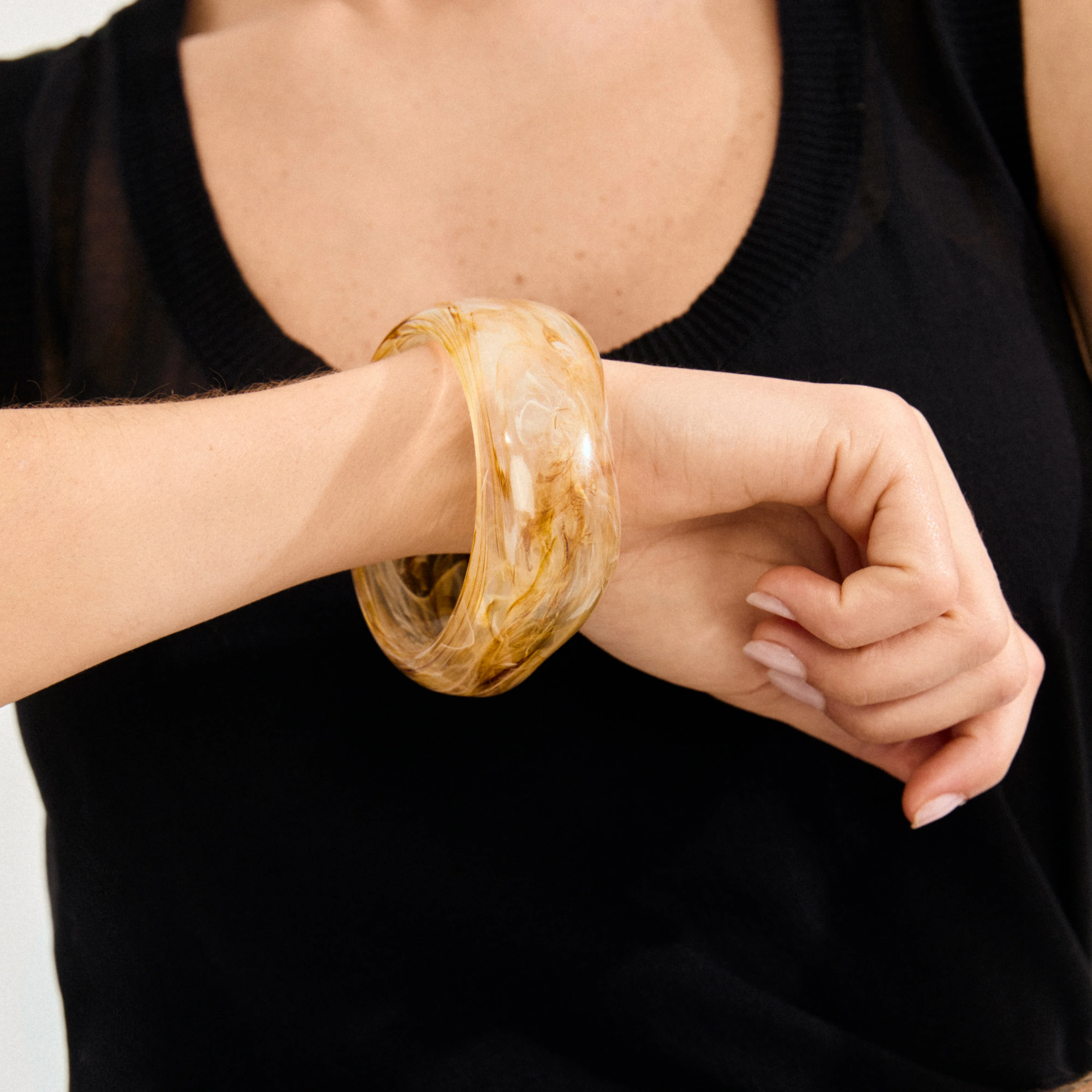 AASE maxi bangle creamy - Image 4