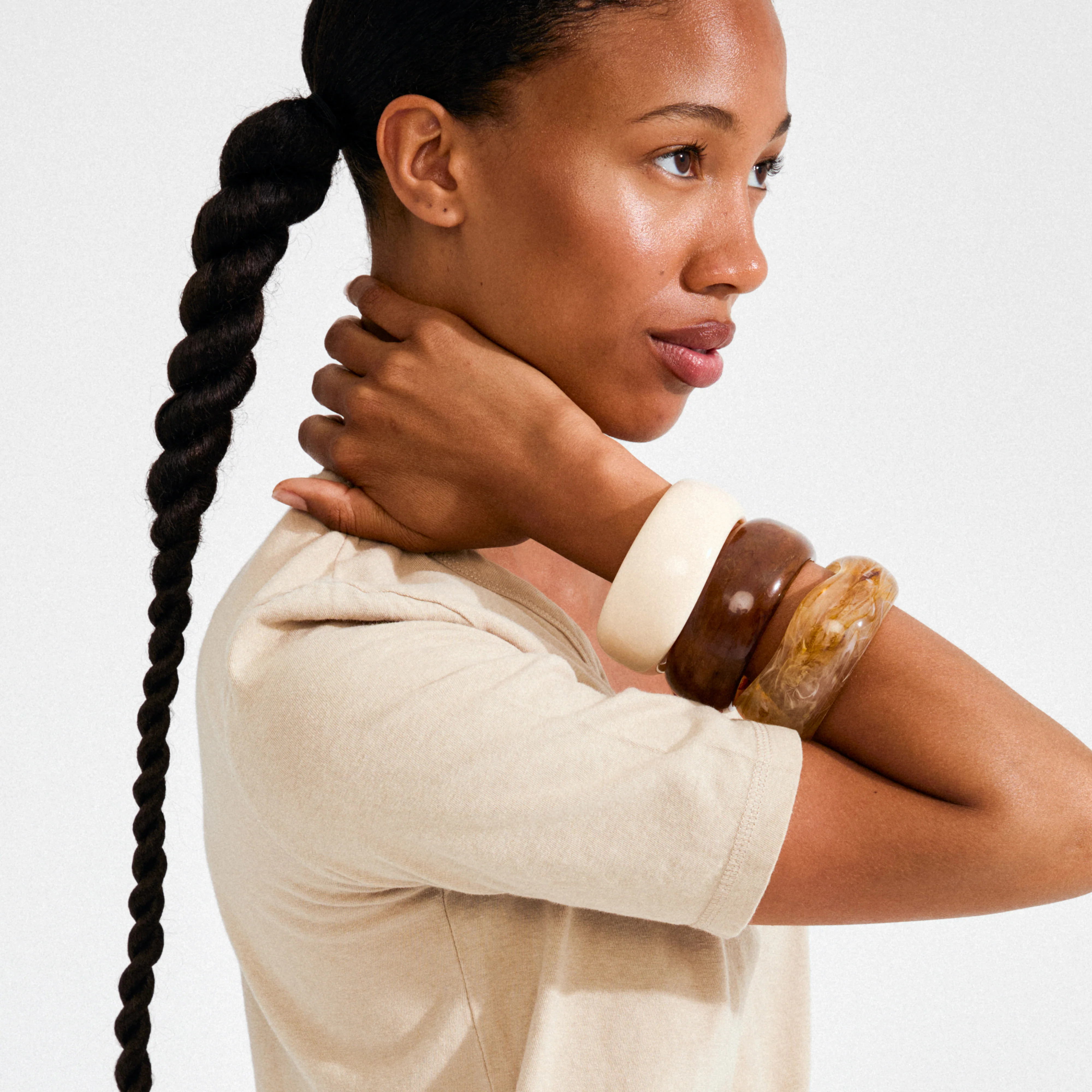 AASE maxi bangle creamy - Image 7