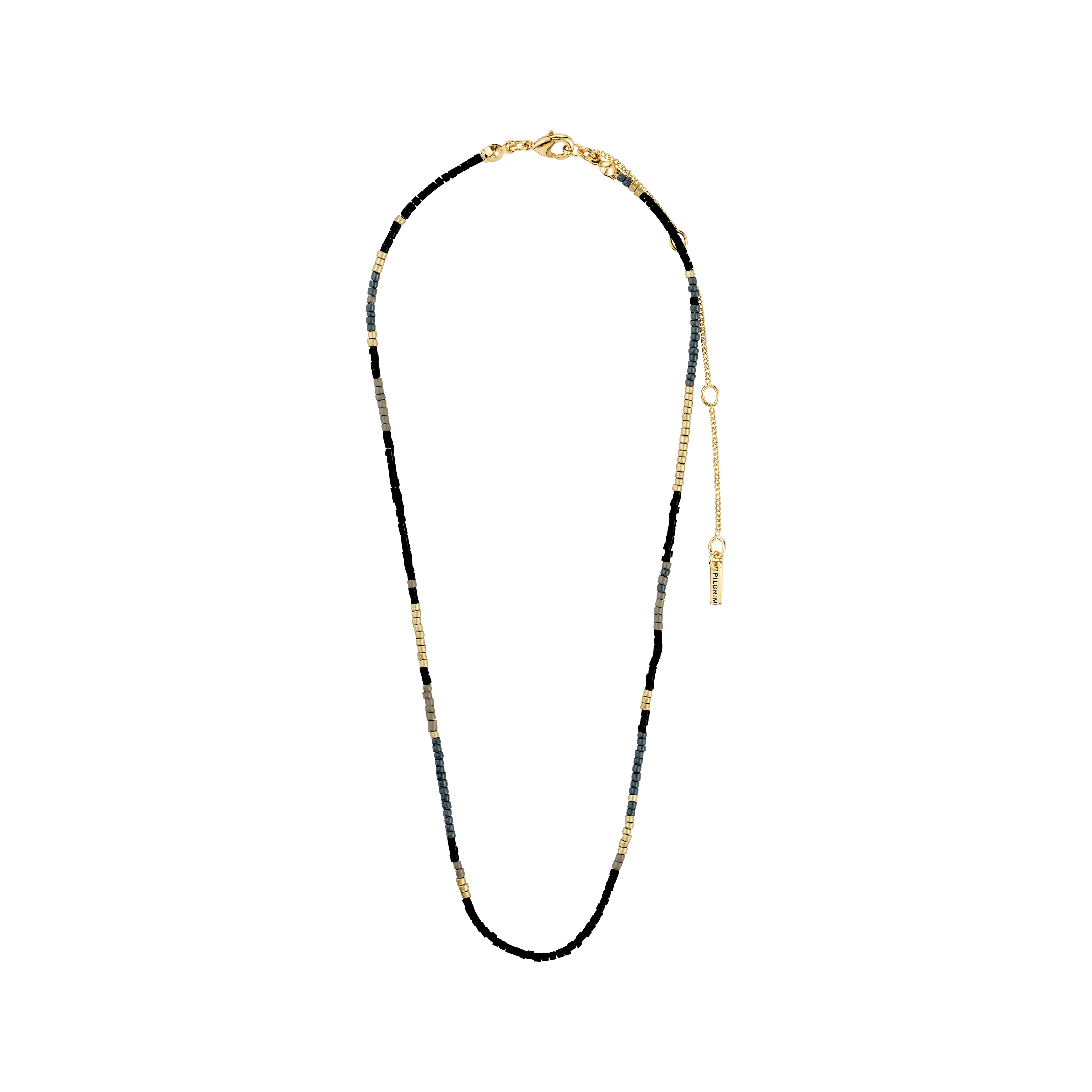 ALISON necklace black, gold-plated - Image 5