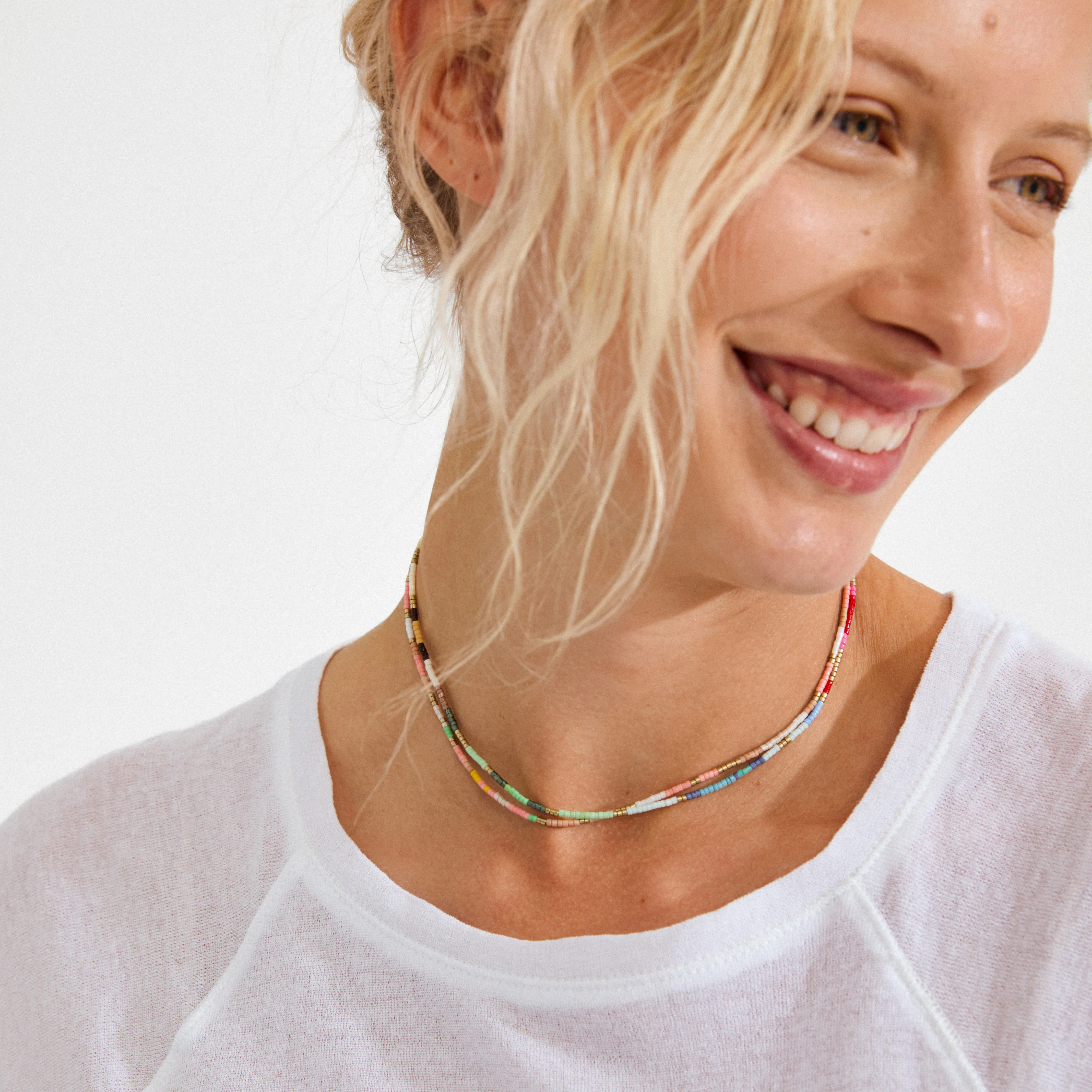 ALISON necklace multi, gold-plated - Image 6