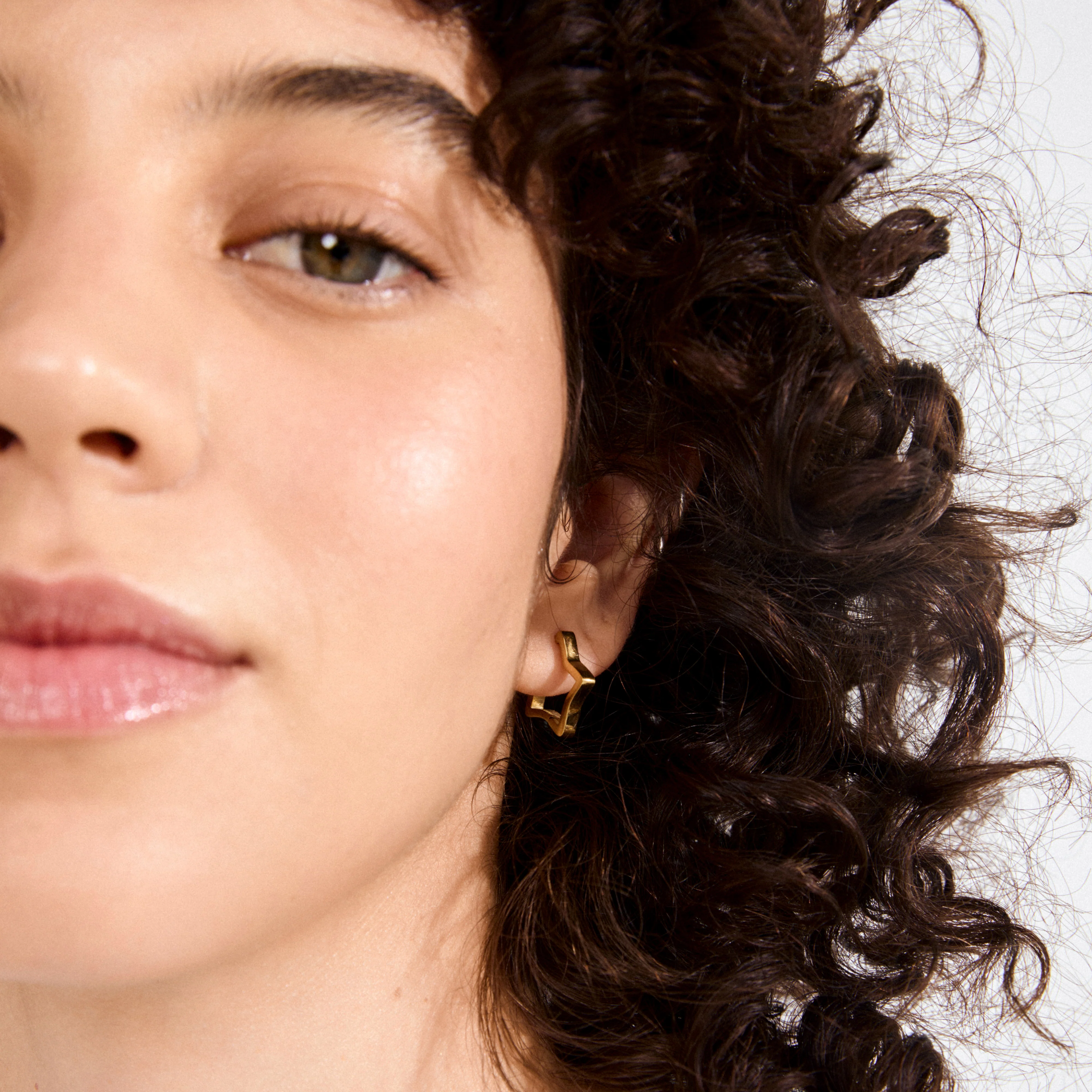 SOLARI earrings gold-plated - Image 3