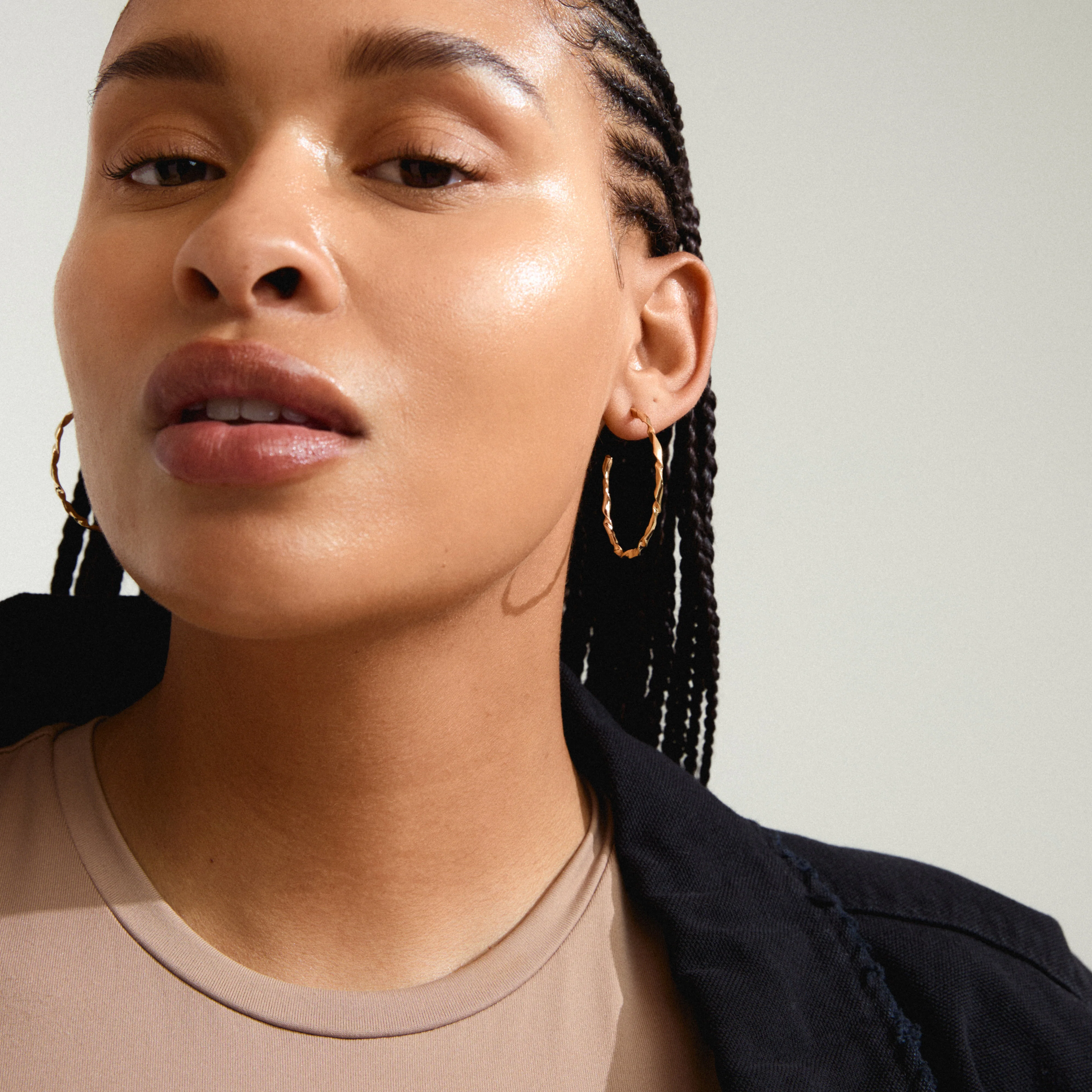 WYATT earrings gold-plated - Image 3