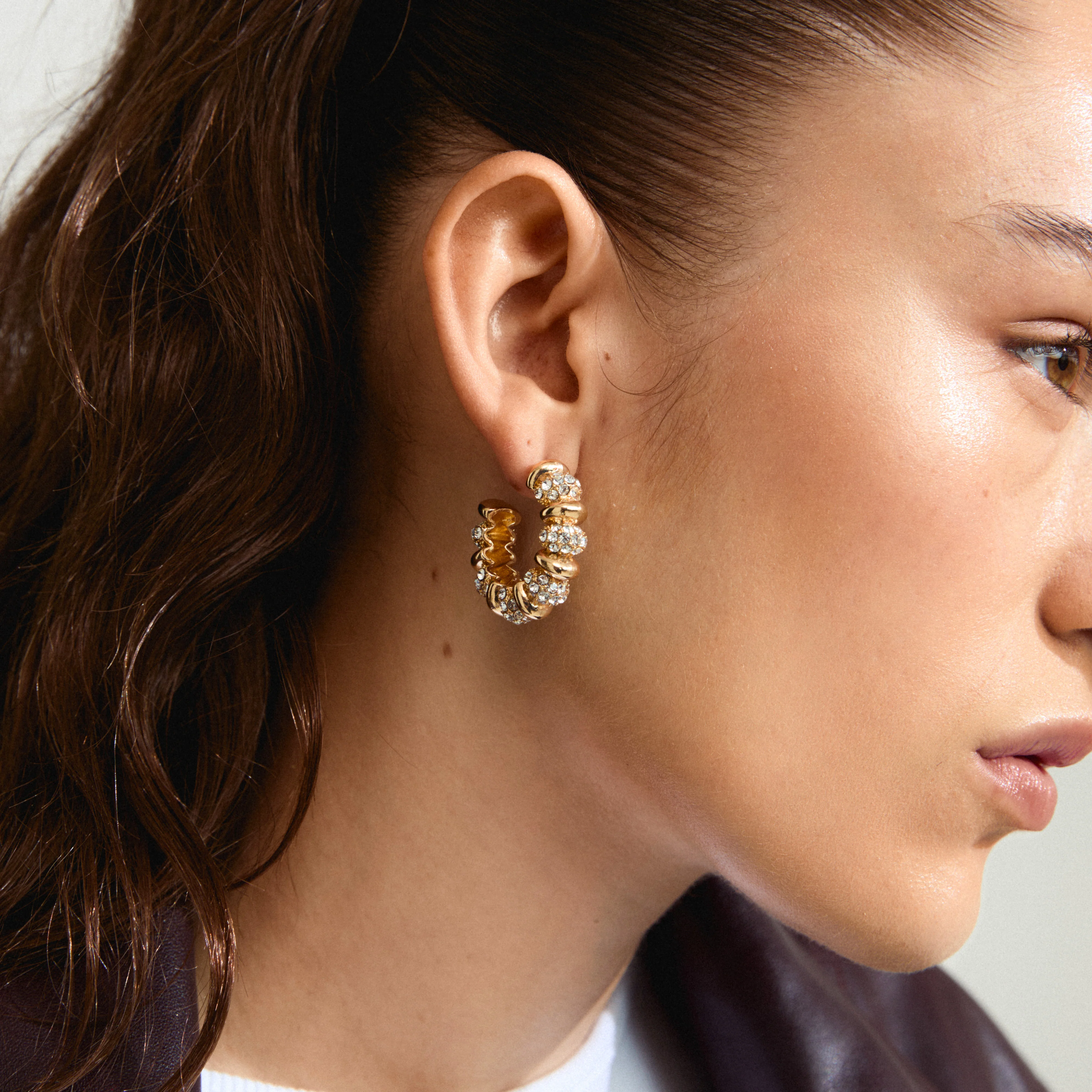 DELPHINE earrings gold-plated - Image 3