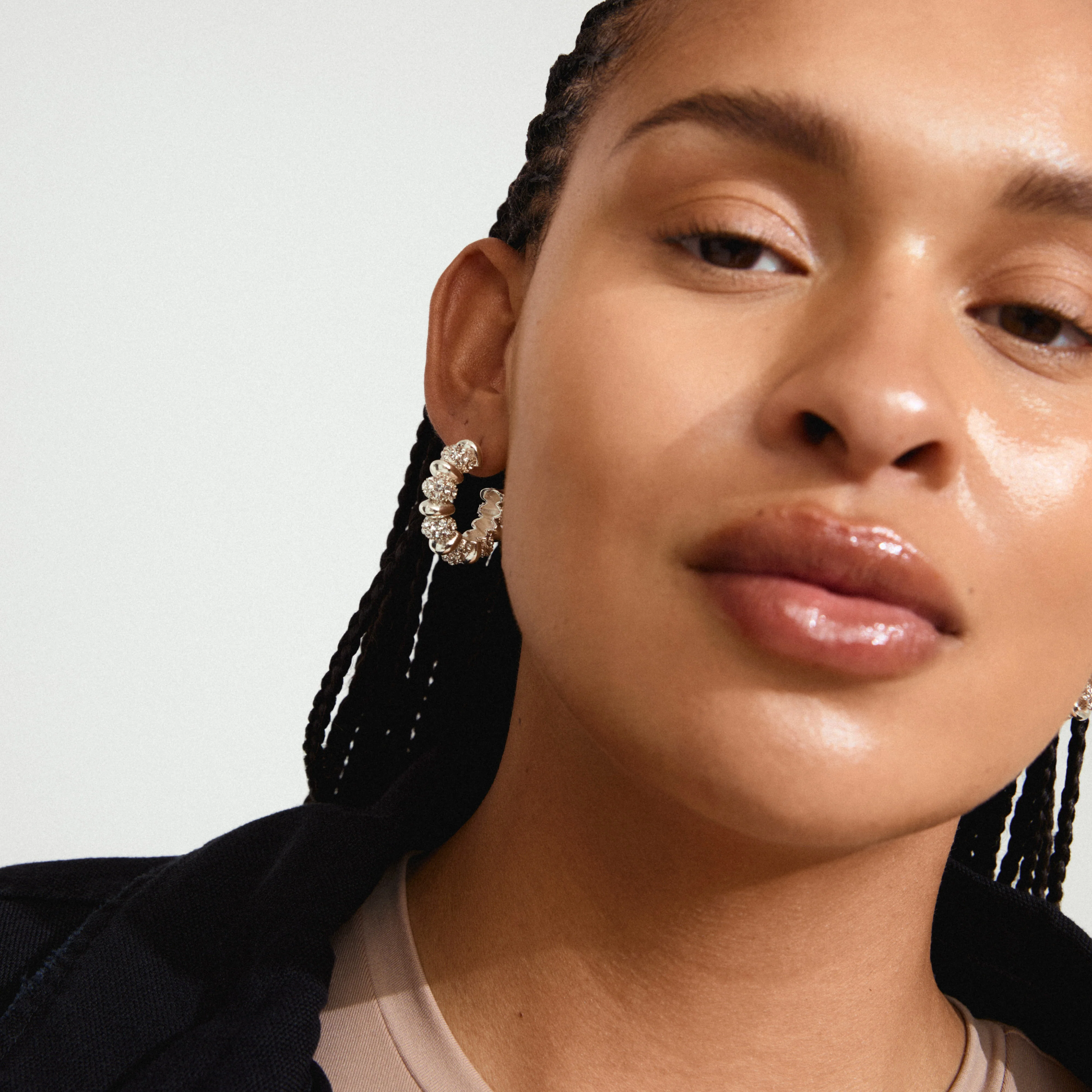DELPHINE earrings silver-plated - Image 3