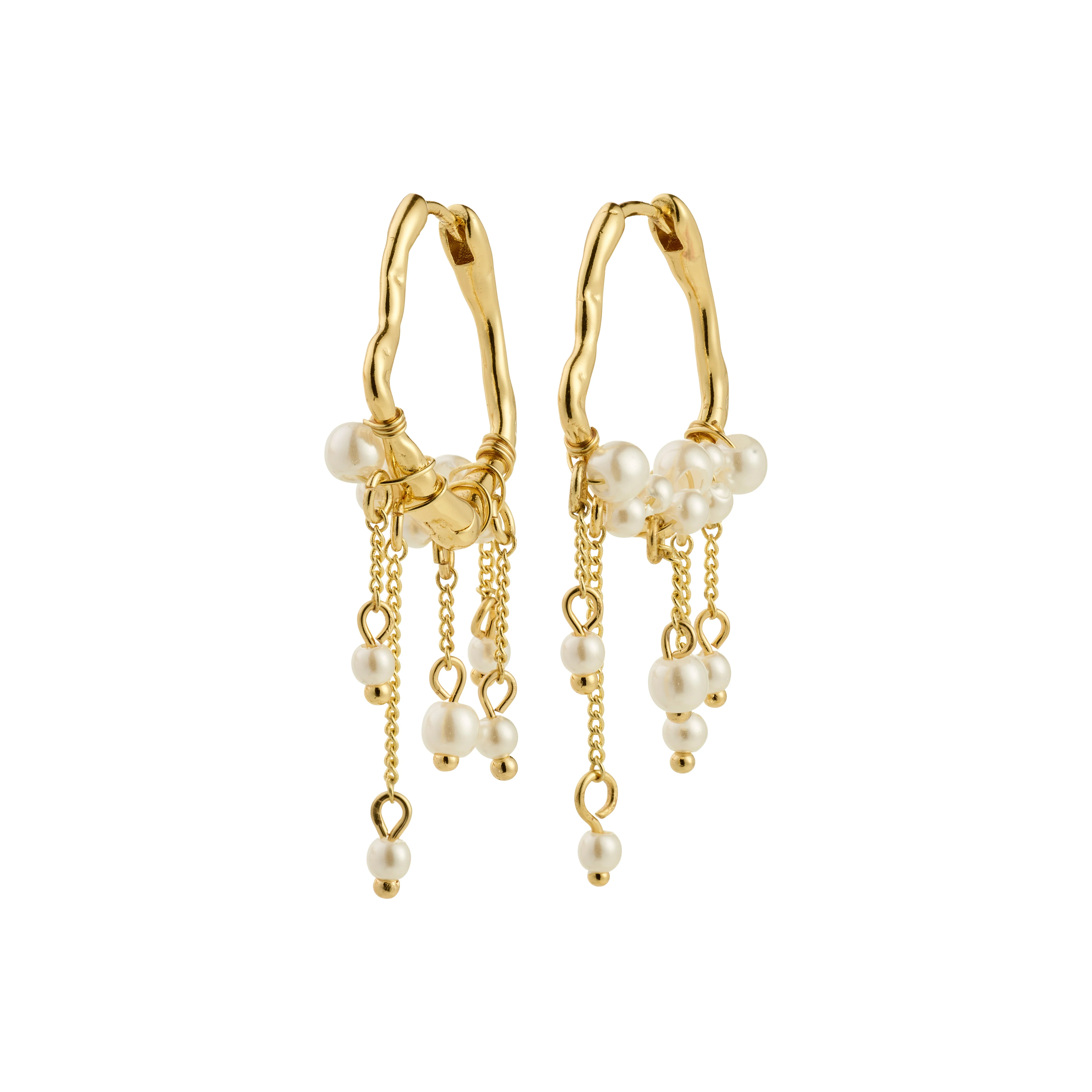 JASPER earrings gold-plated