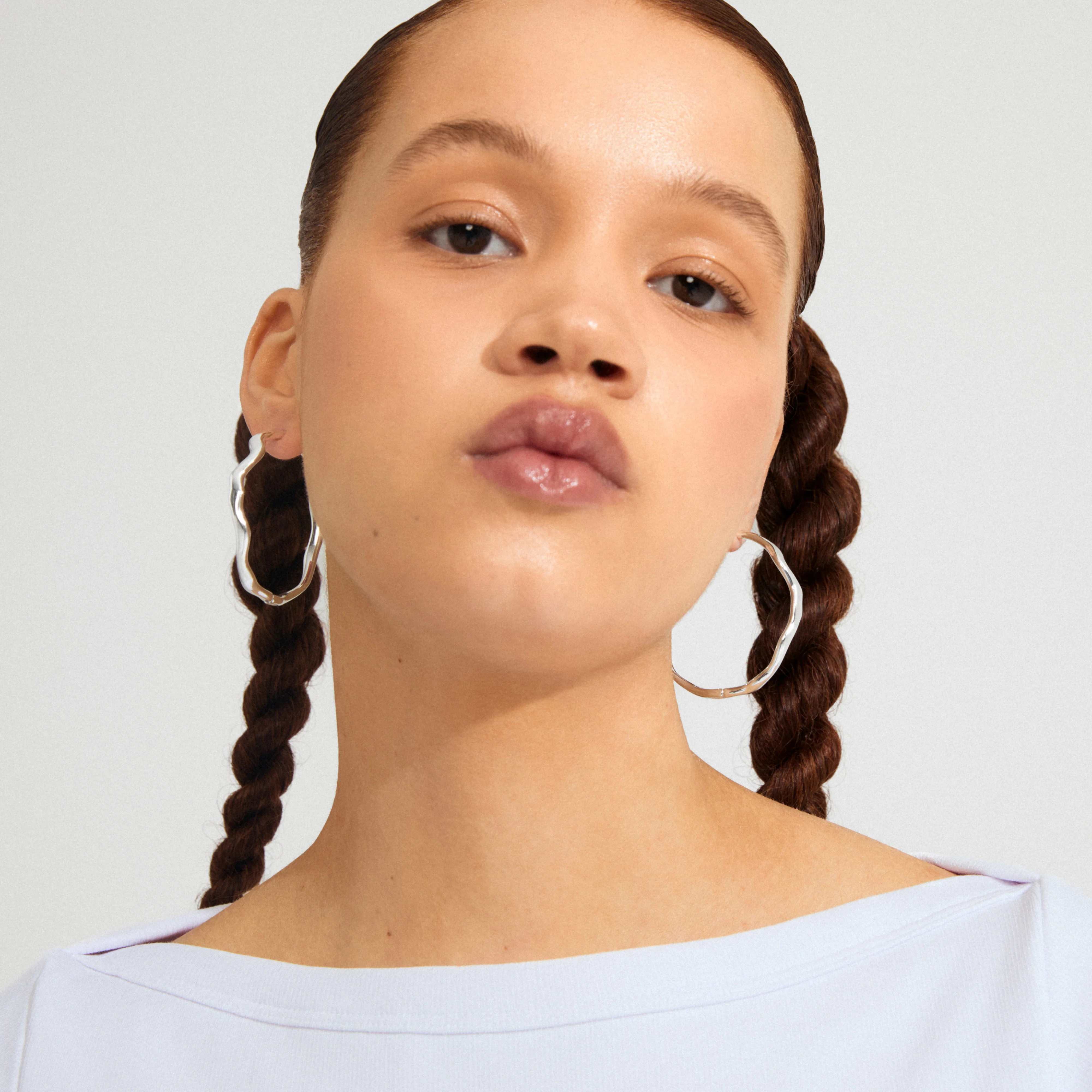 LARKIN earrings silver-plated - Image 2