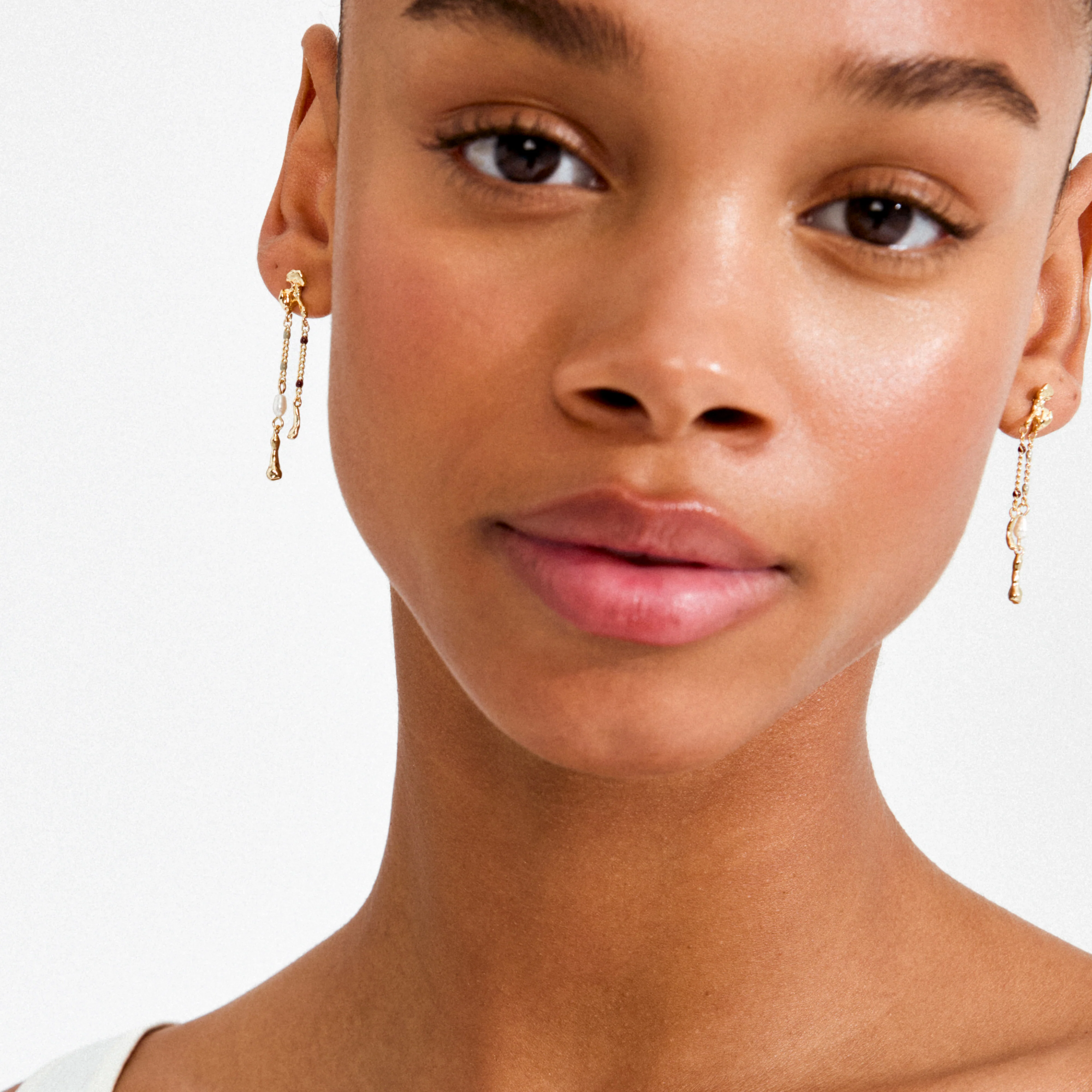 REGGIE earrings gold-plated - Image 2