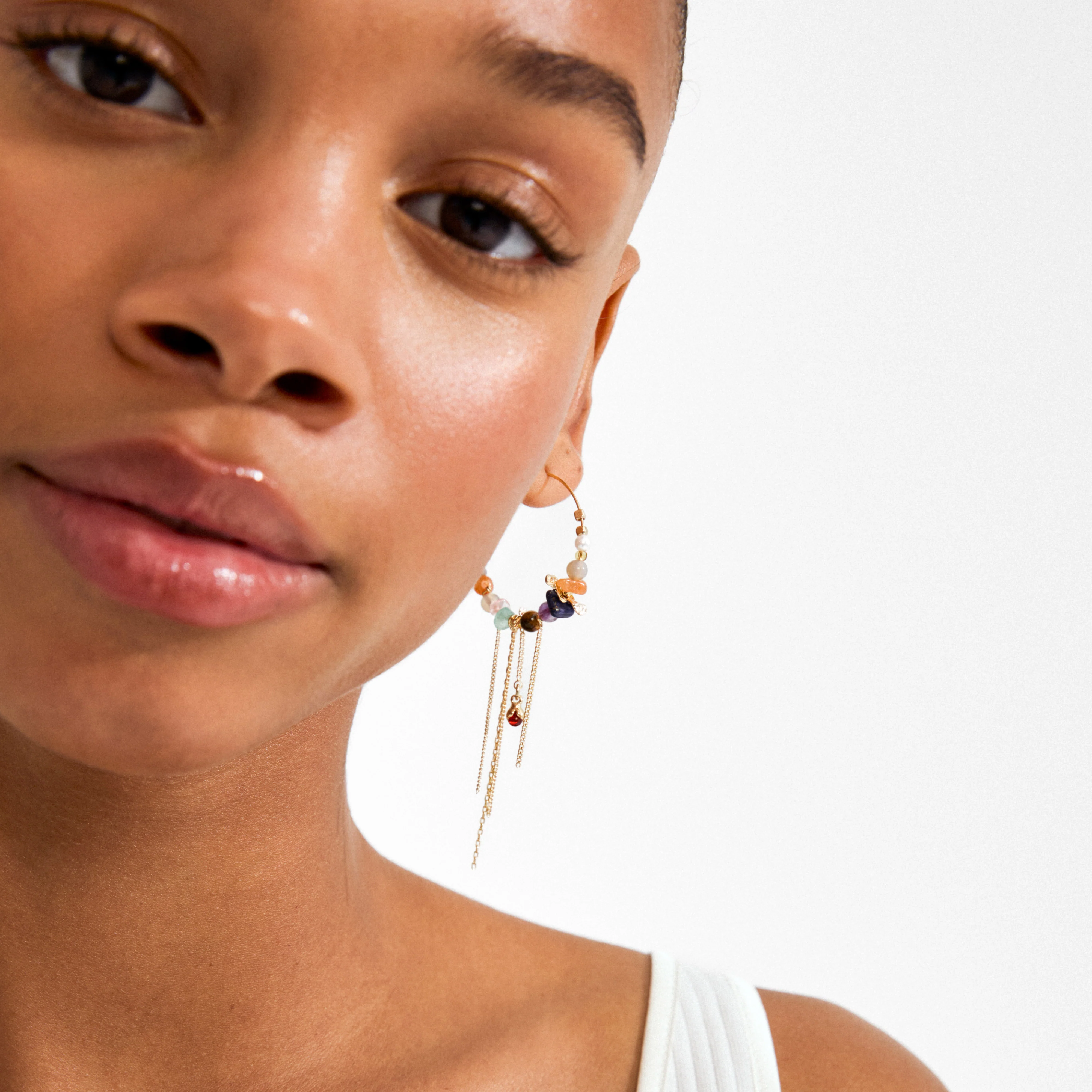 IRIS earrings gold-plated/multi - Image 2