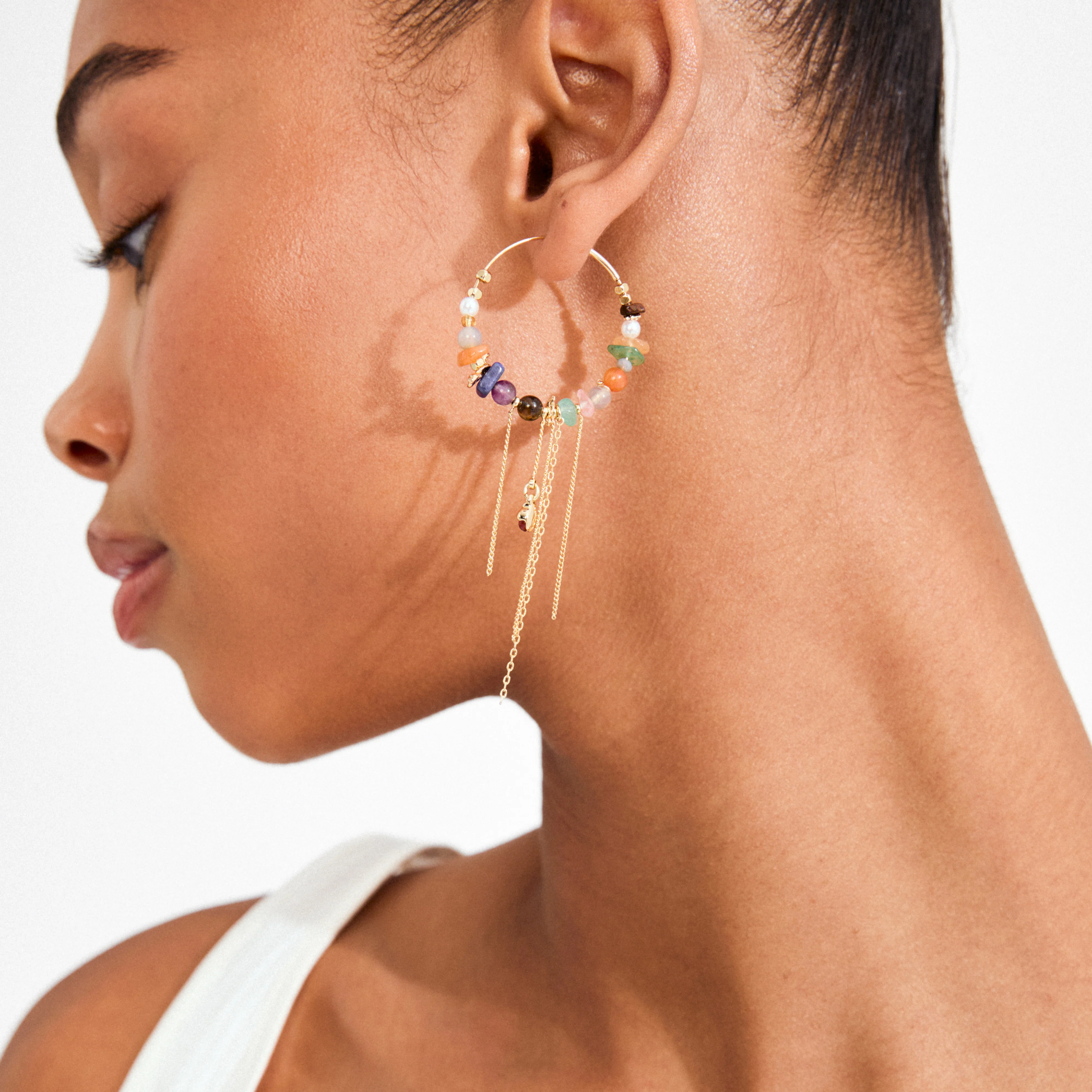 IRIS earrings gold-plated/multi - Image 3