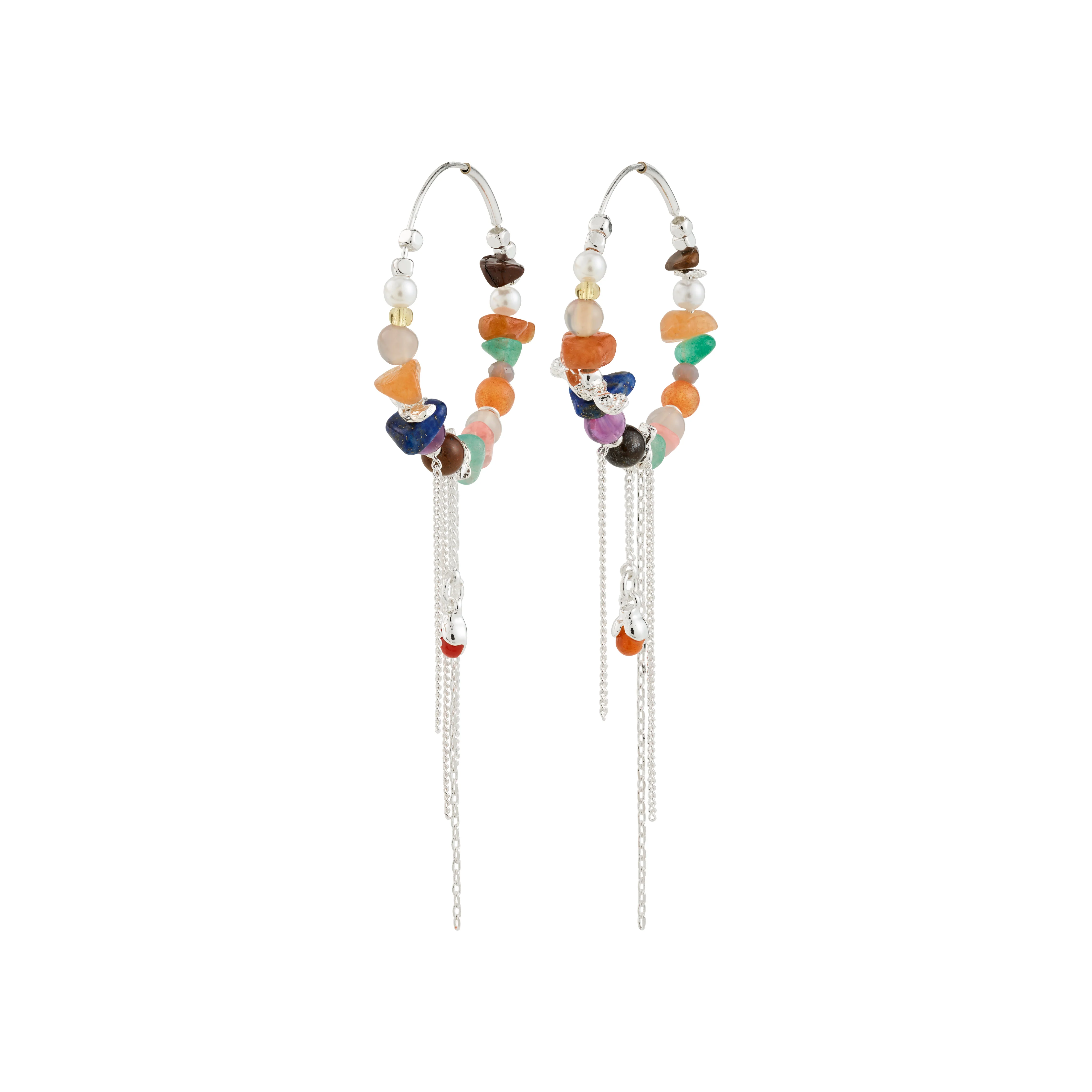IRIS earrings silver-plated/multi