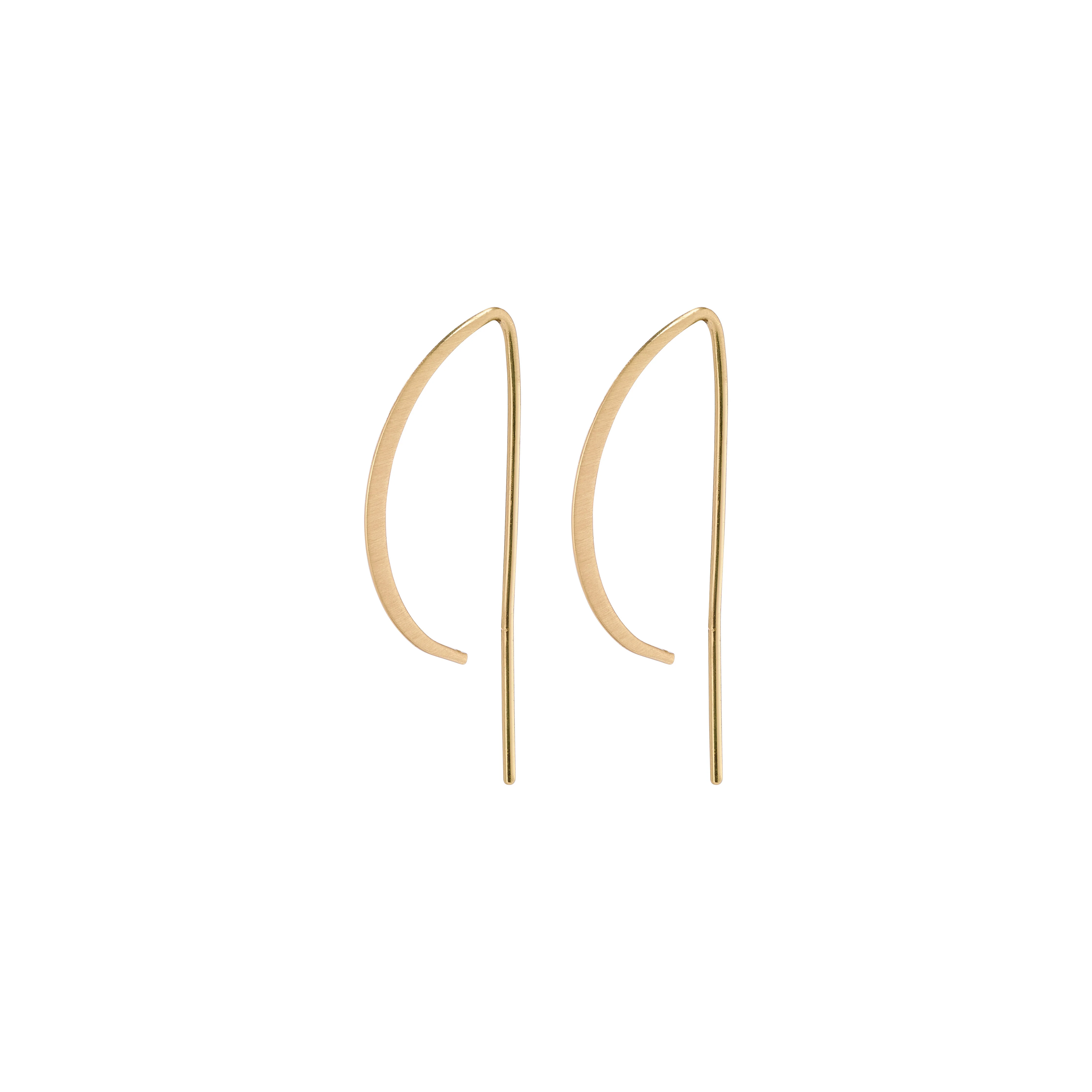 PEONY earrings gold-plated