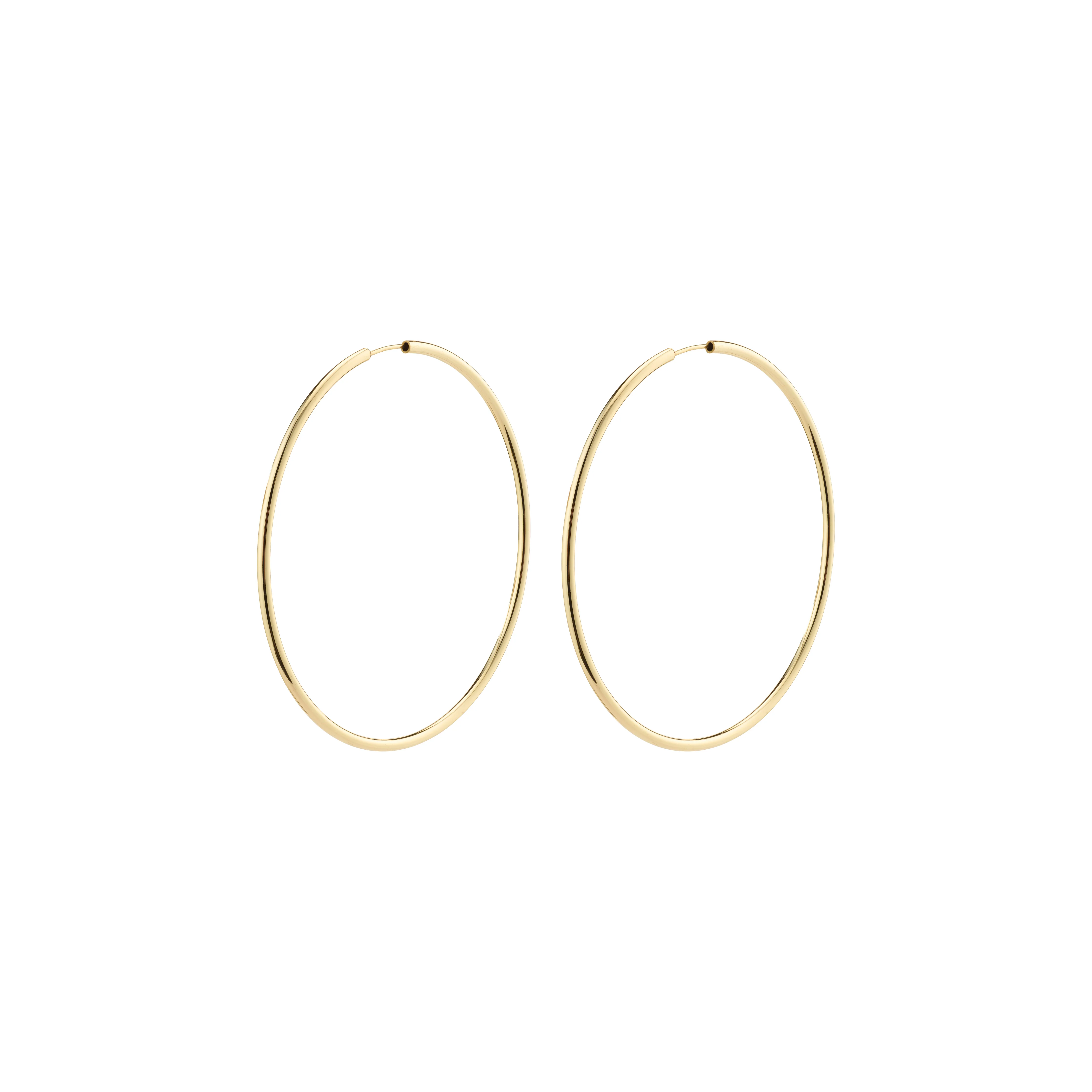APRIL large hoop earrings gold-plated
