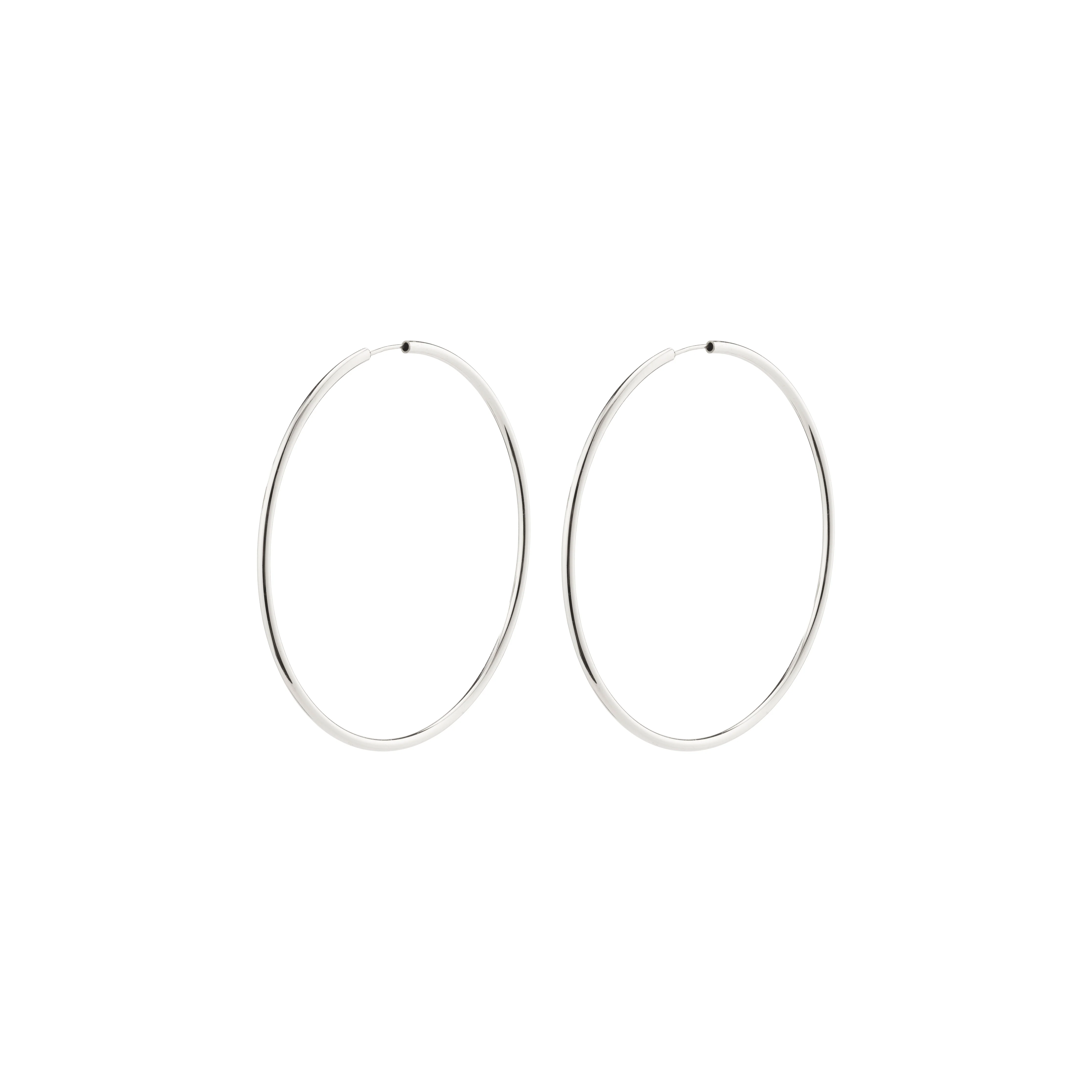 APRIL large hoop earrings silver-plated