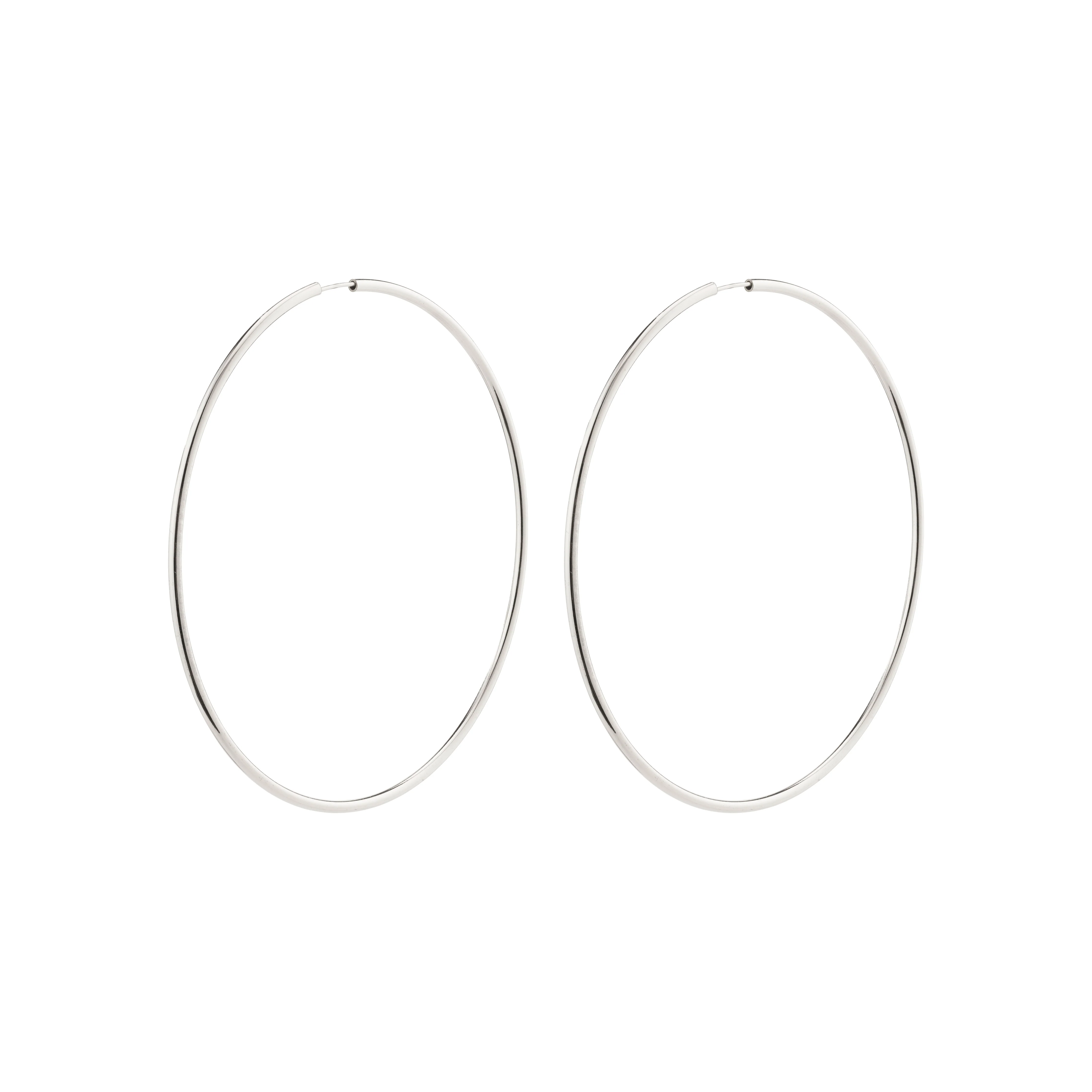 APRIL maxi hoop earrings silver-plated