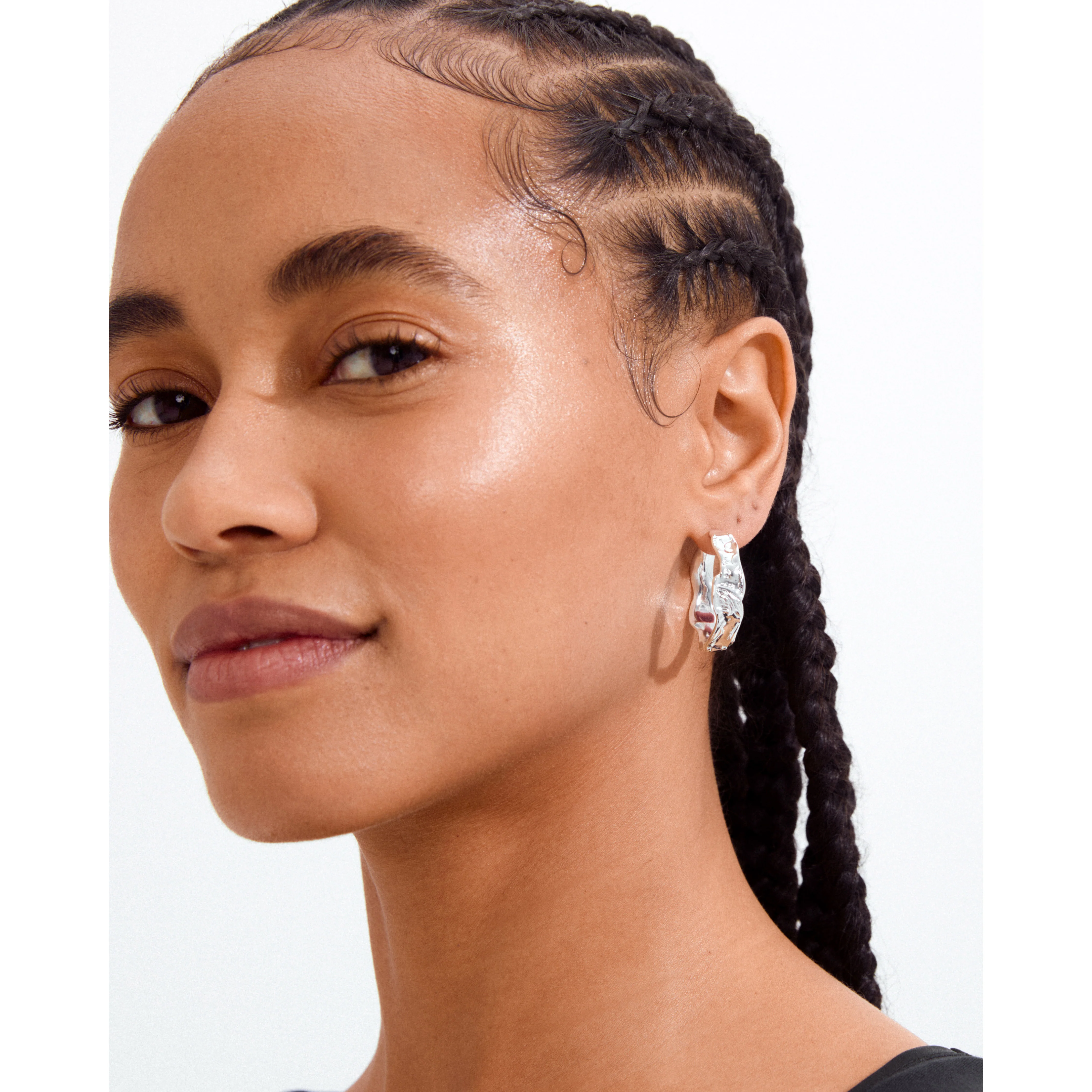 JULITA hoop earrings silver-plated - Image 2
