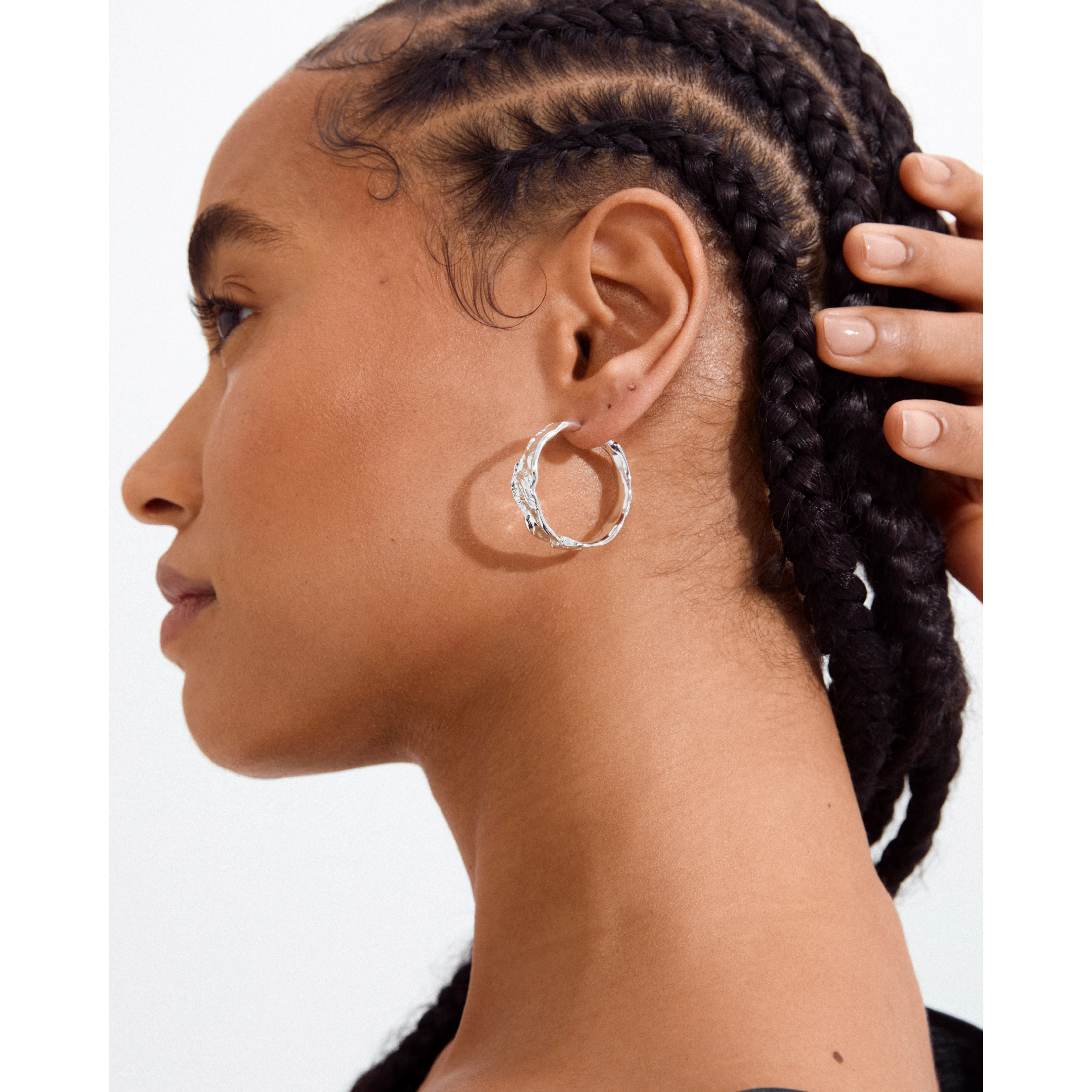 JULITA hoop earrings silver-plated - Image 3