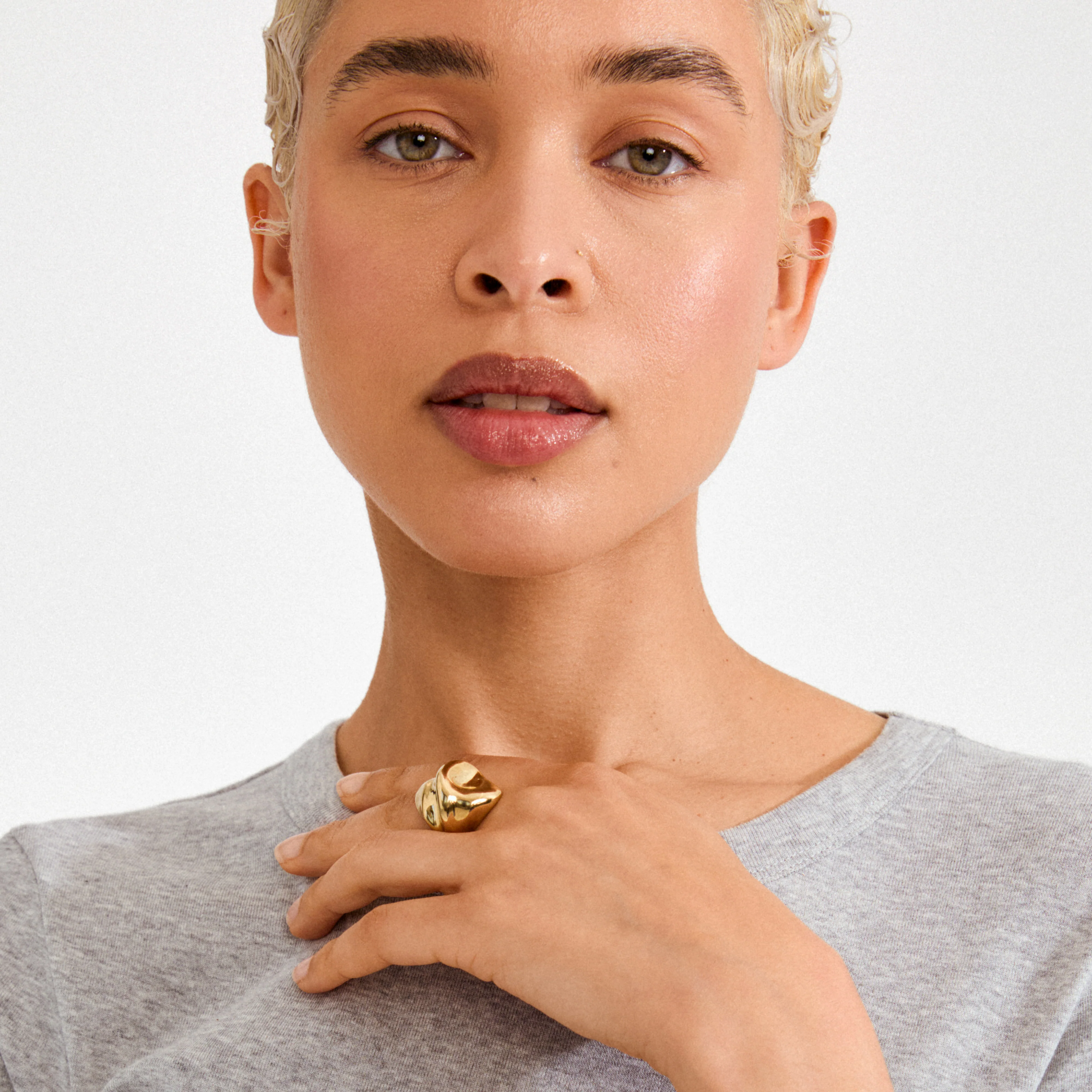 JOHNNIE ring gold-plated - Image 2