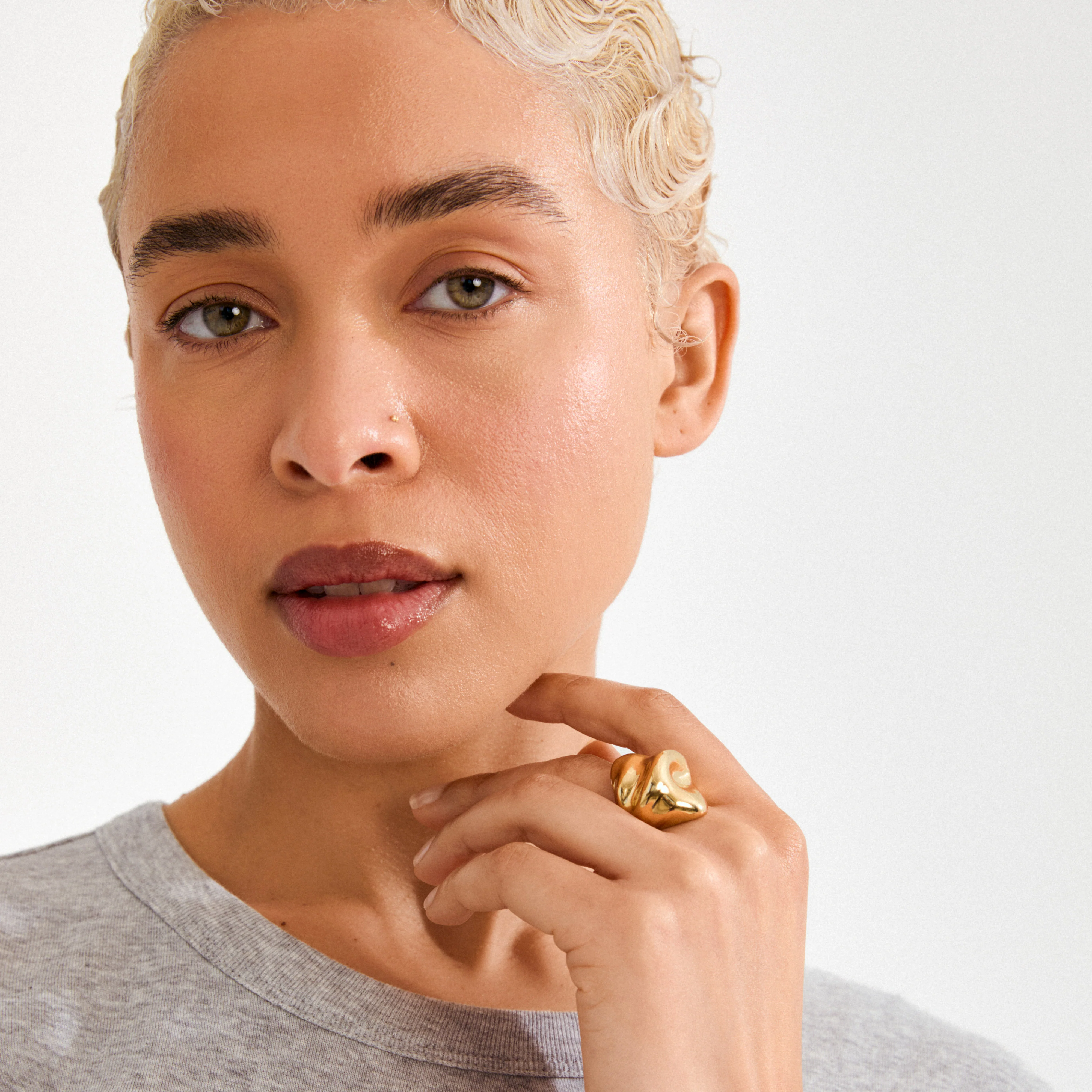 JOHNNIE ring gold-plated - Image 3