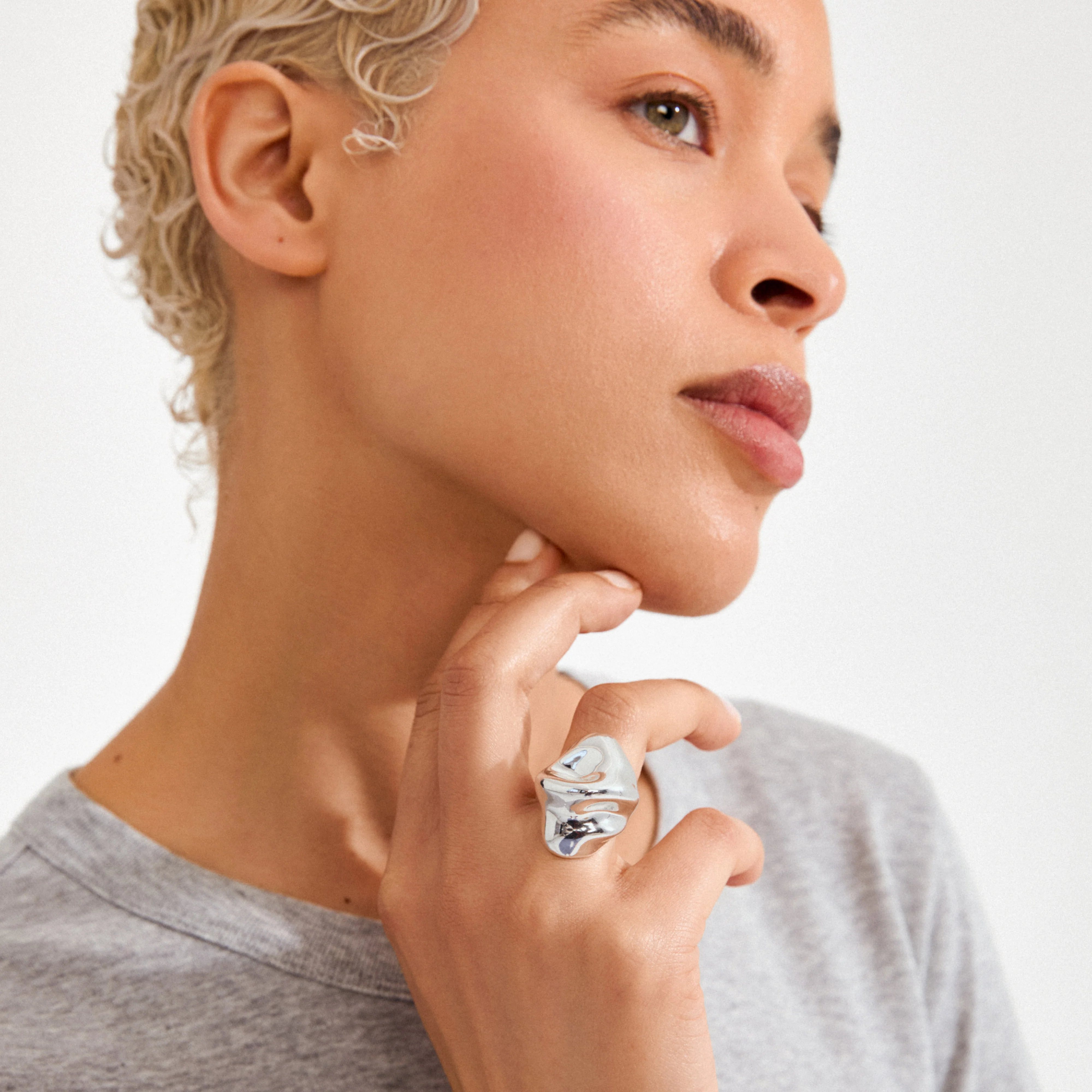 JOHNNIE ring silver-plated - Image 2