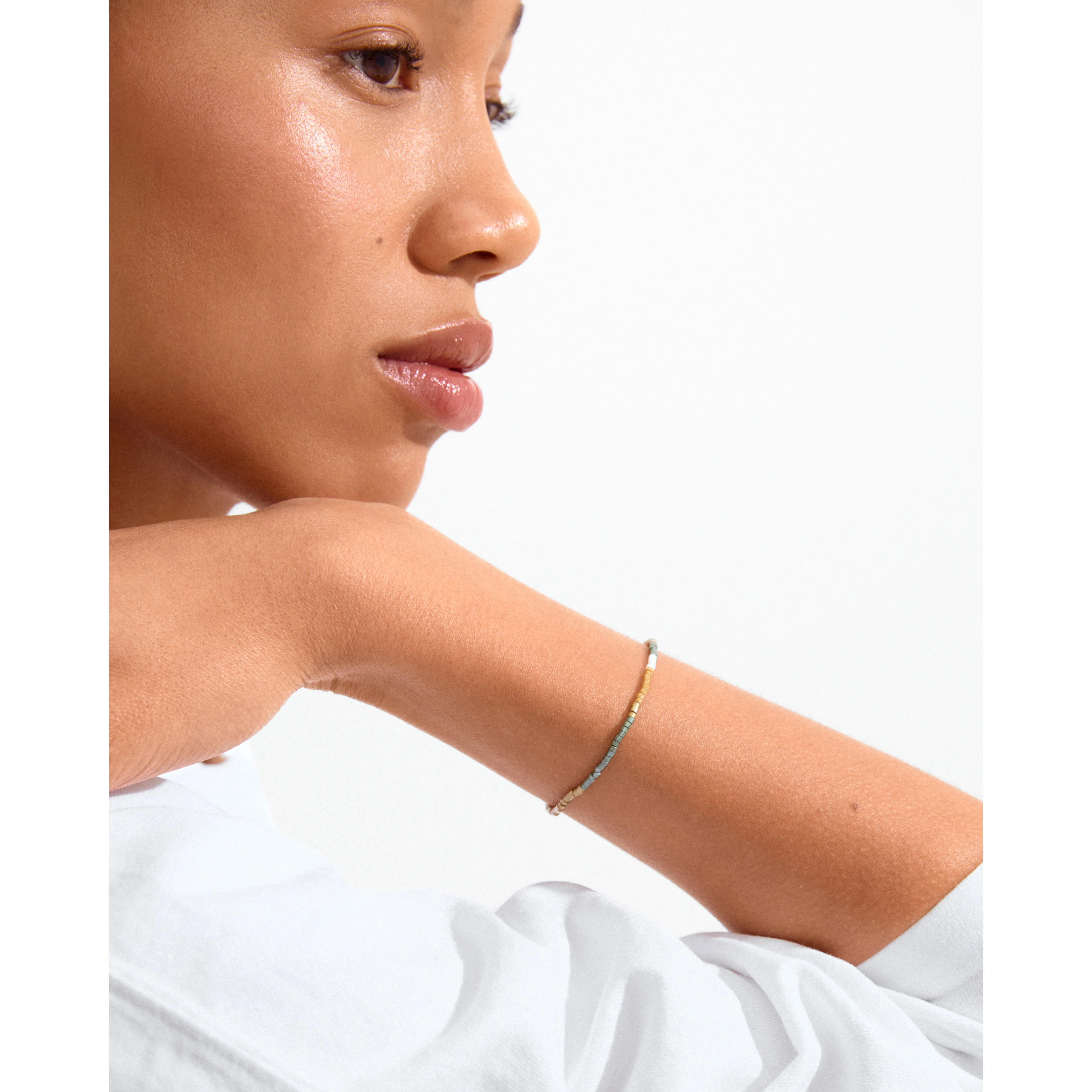 ALISON bracelet brown, gold-plated - Image 2