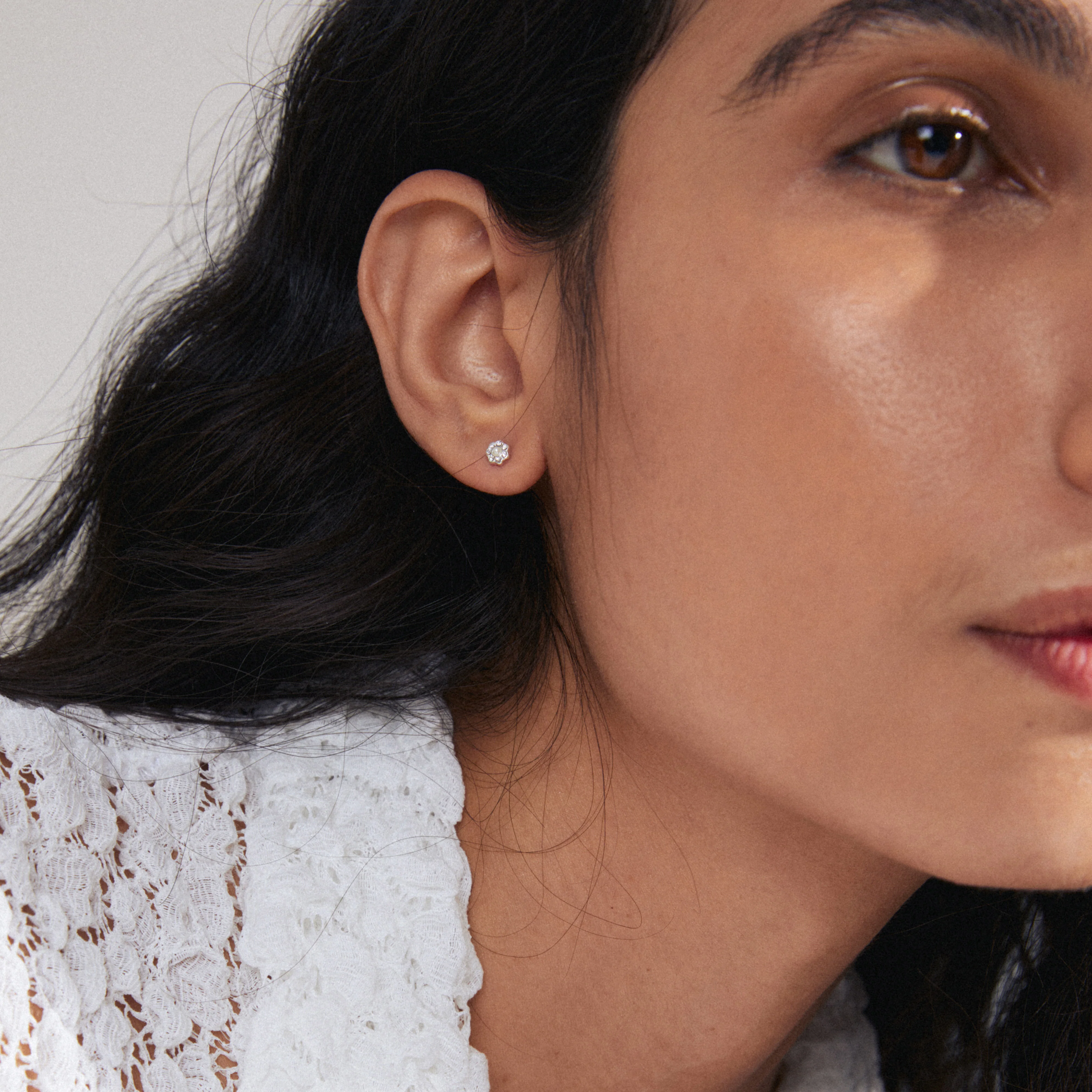 NIKOLETA single earring silver-plated - Image 3