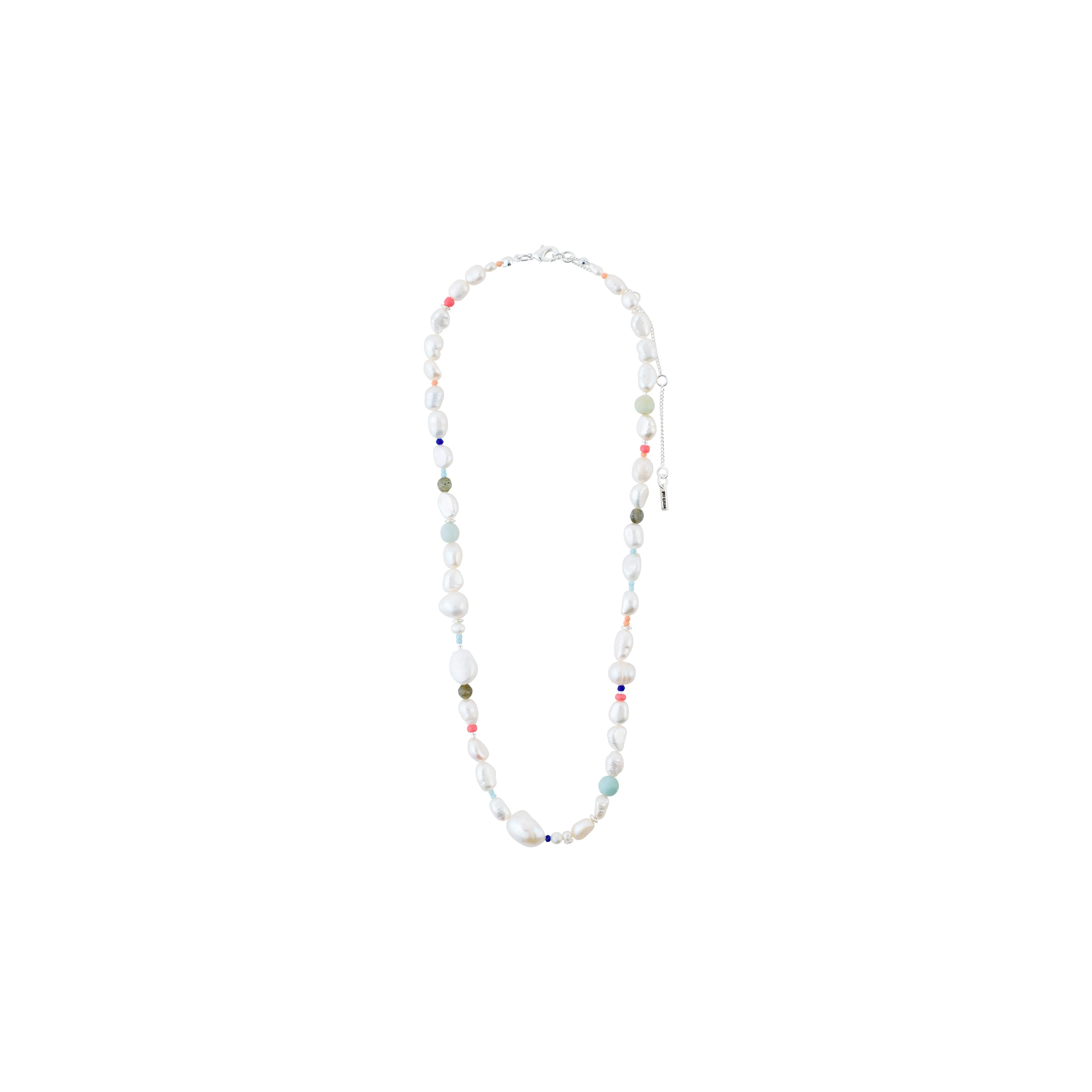 RAMONA freshwater pearl necklace silver-plated - Image 4
