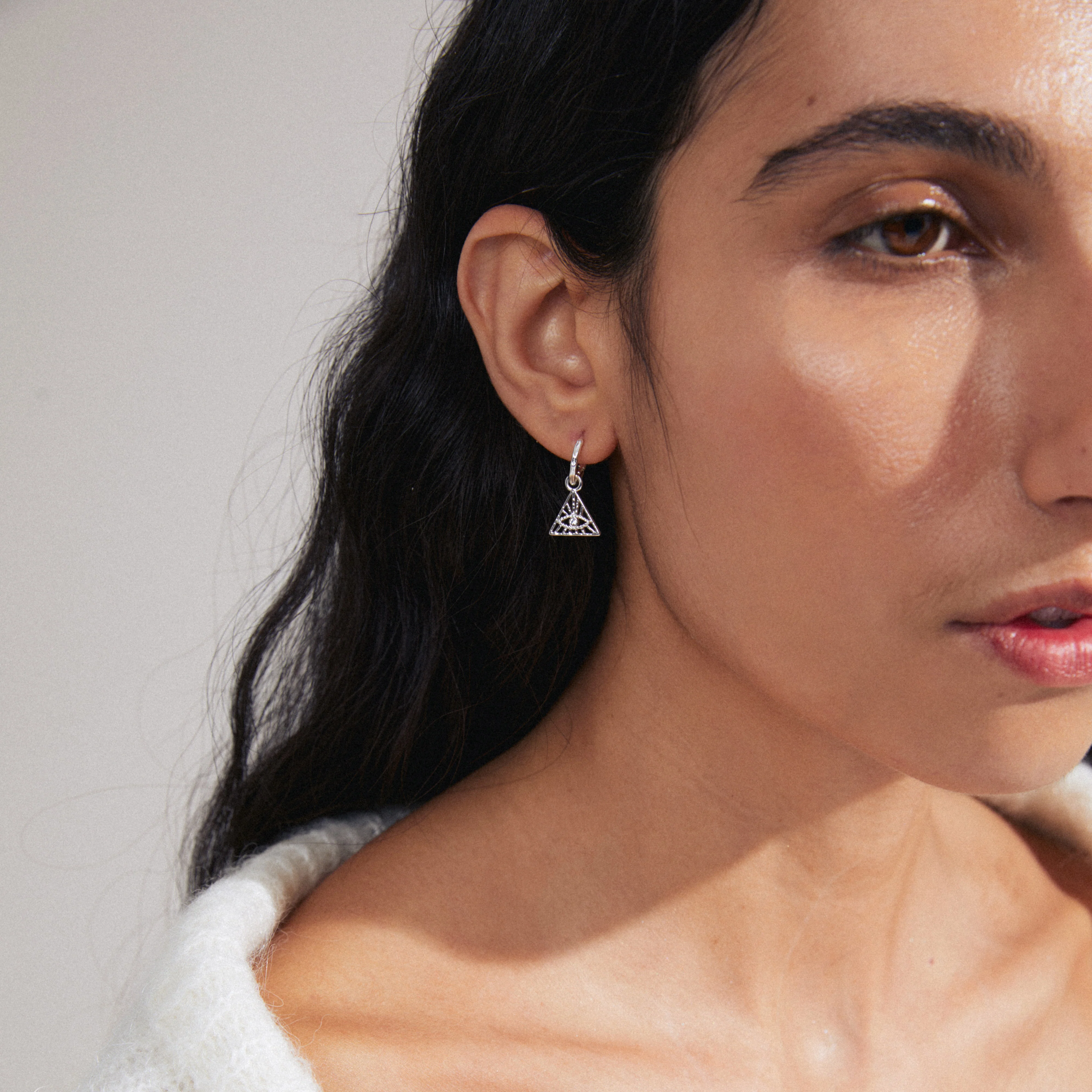 SIBYLLA single earring silver-plated - Image 3