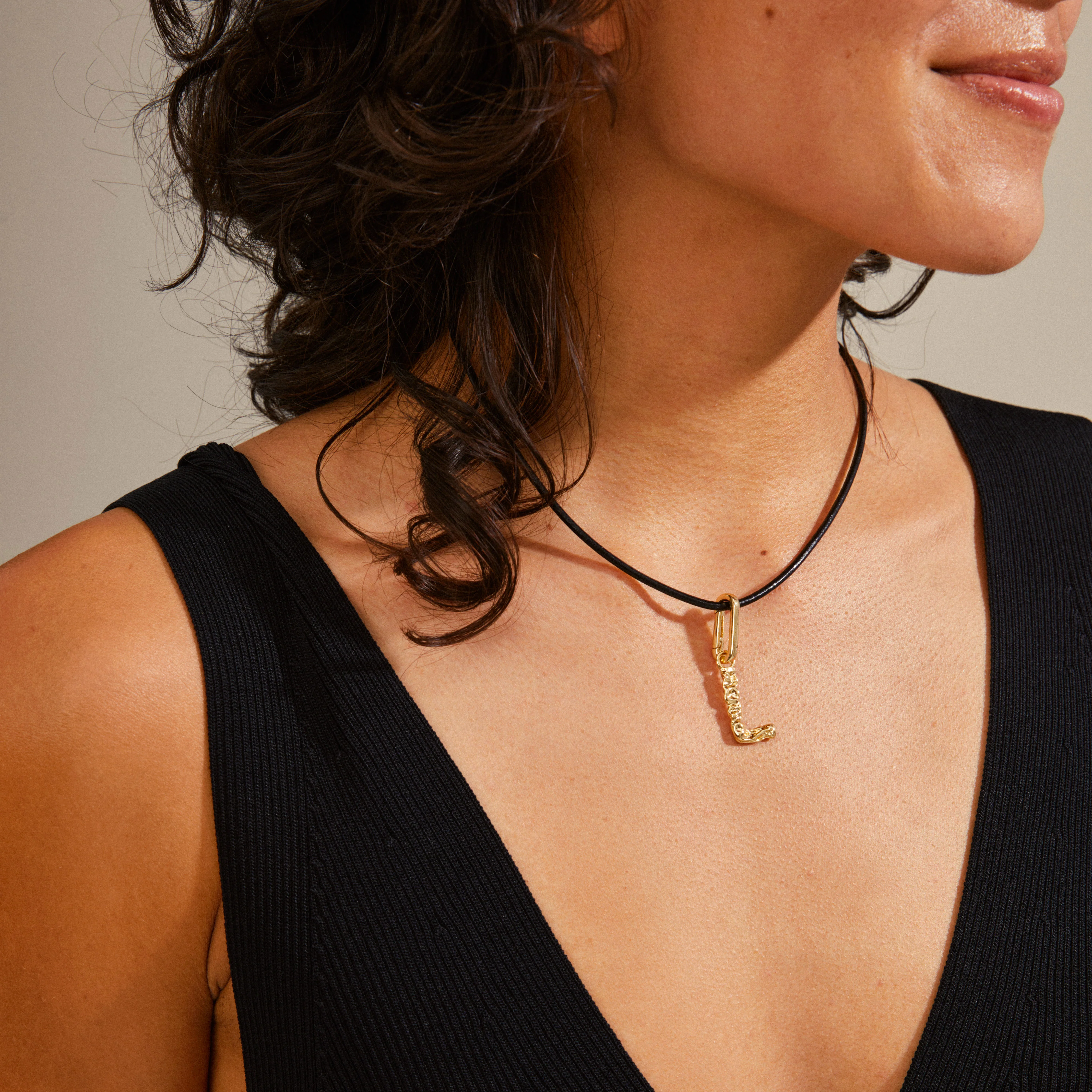 CHARM pendant L, gold-plated - Image 2
