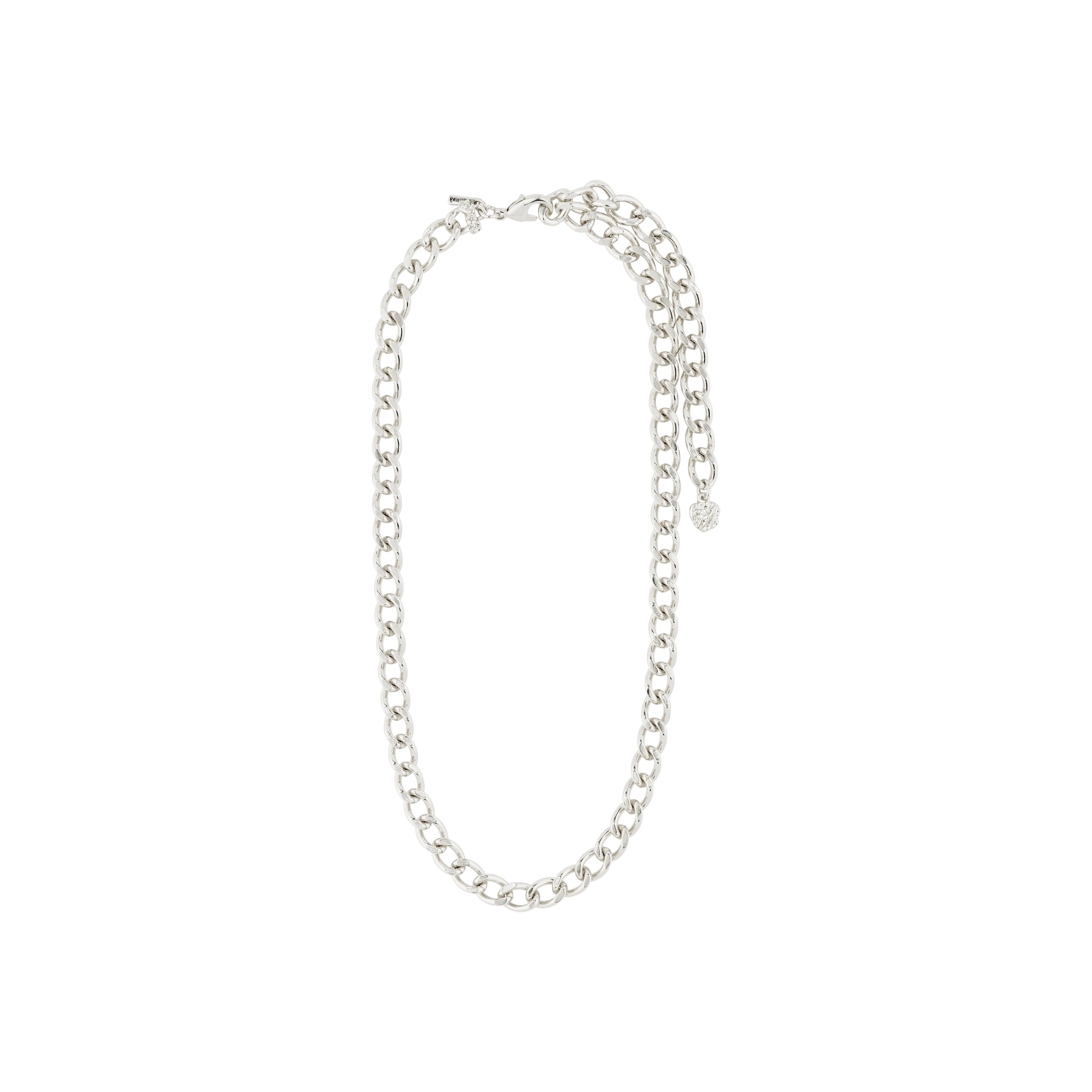 CHARM curb necklace silver-plated - Image 5