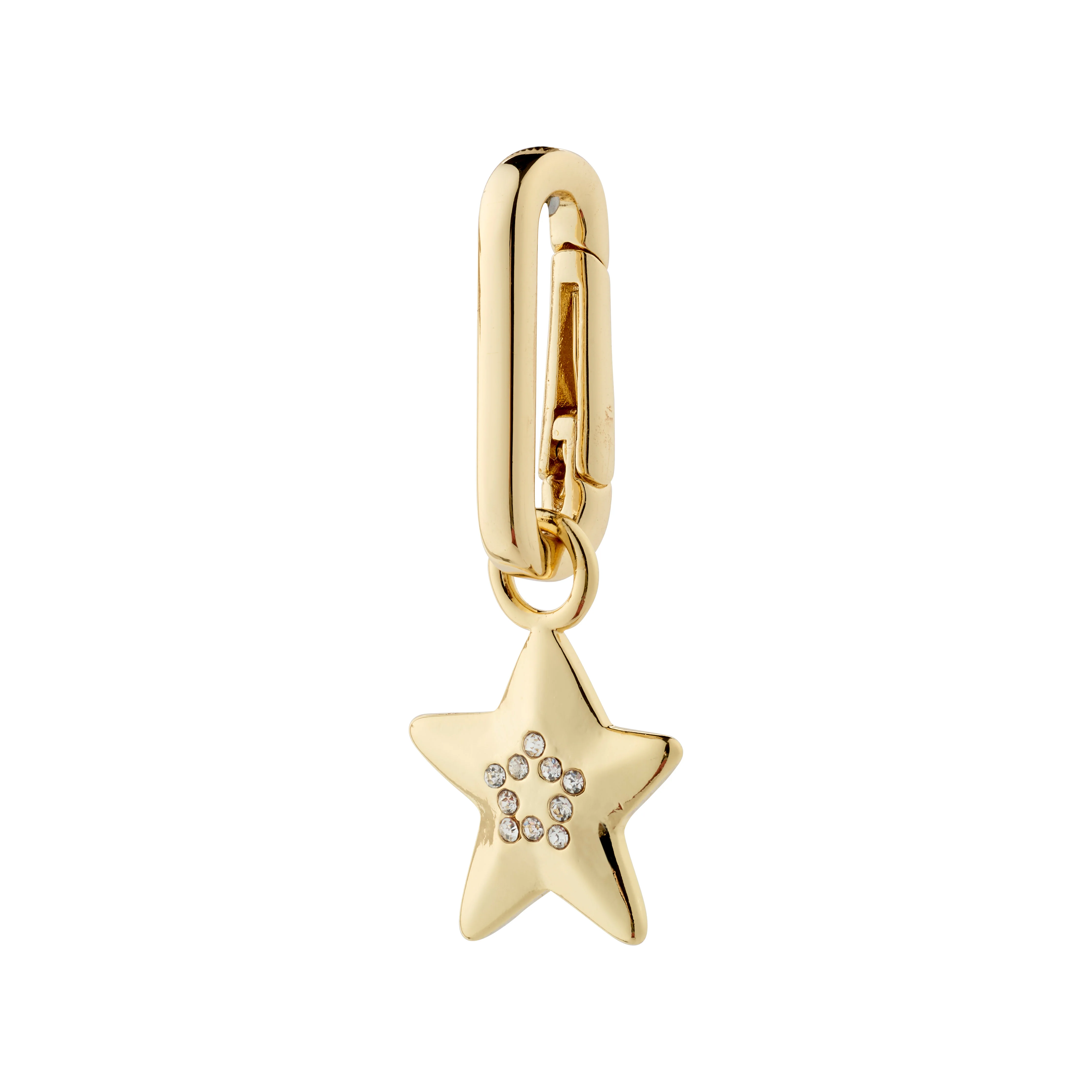 CHARM star pendant, gold-plated