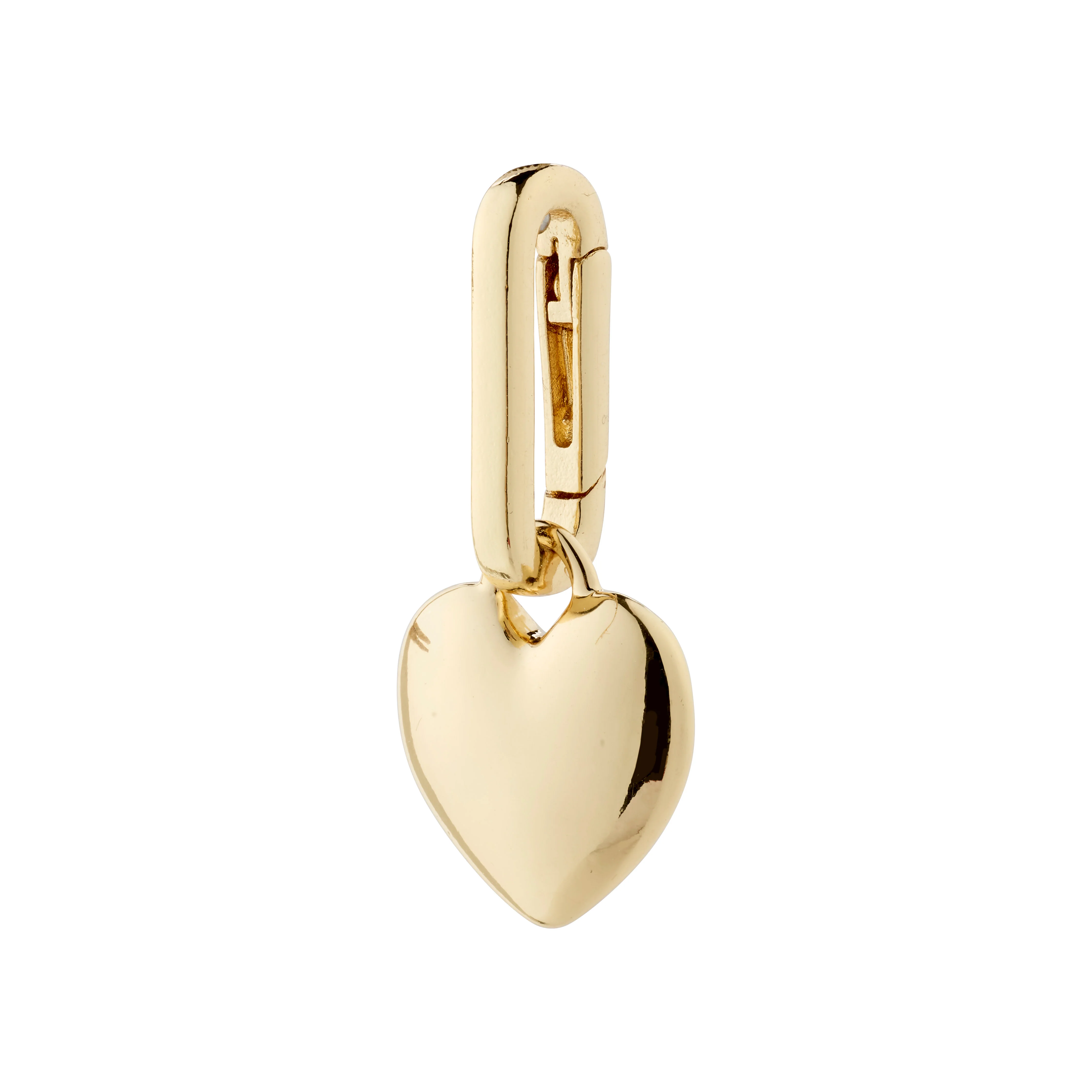 CHARM heart pendant, gold-plated