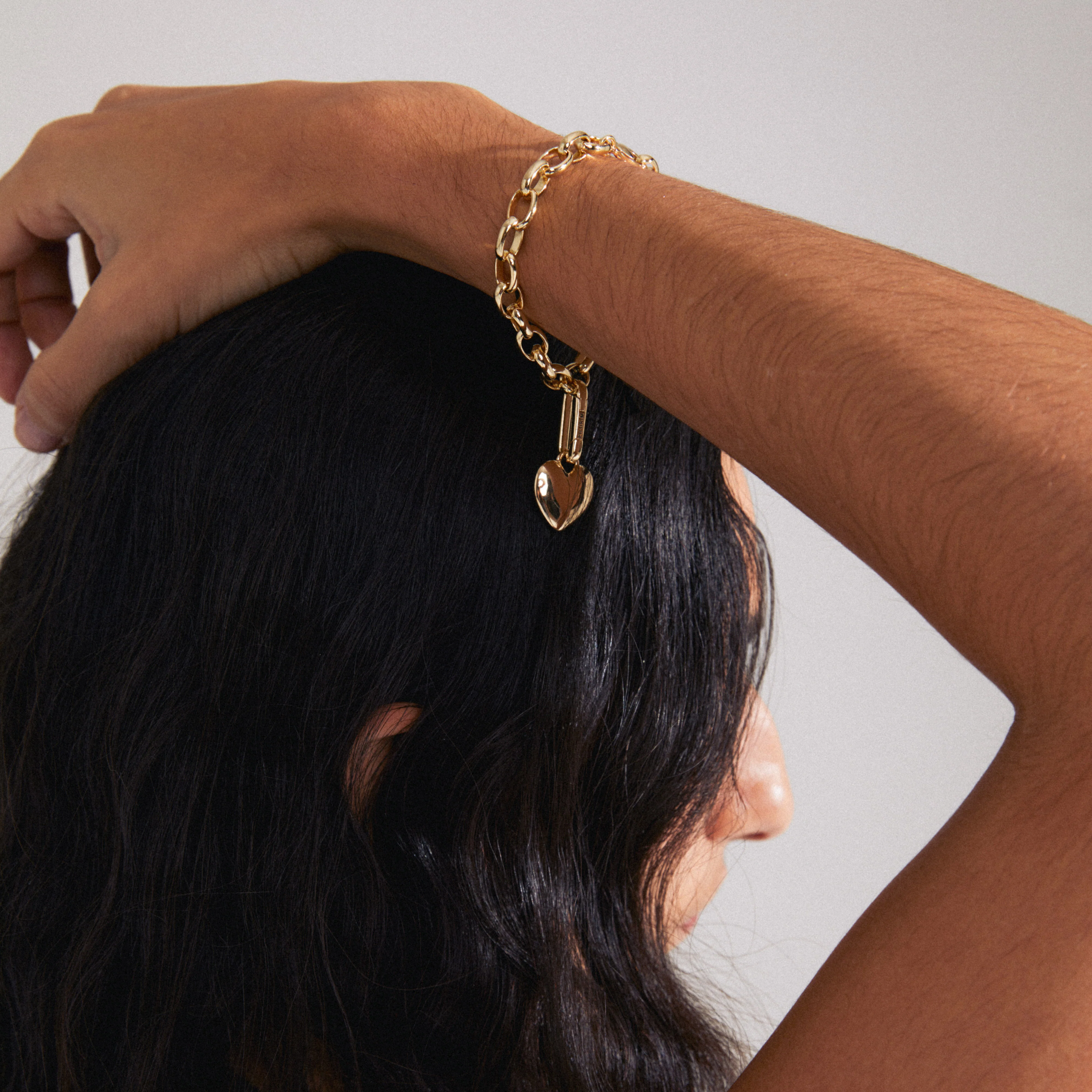 CHARM heart pendant, gold-plated - Image 9
