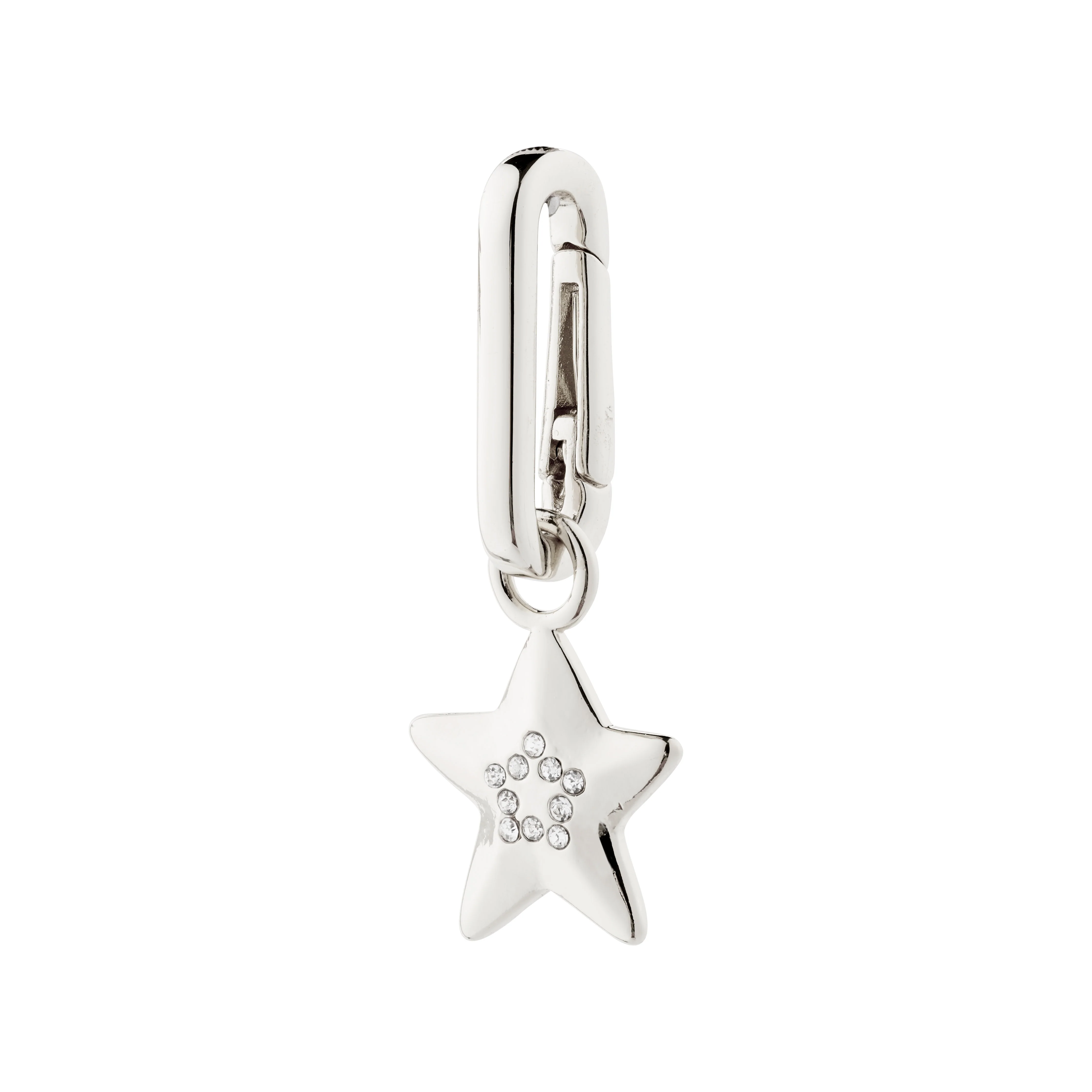 CHARM star pendant, silver-plated
